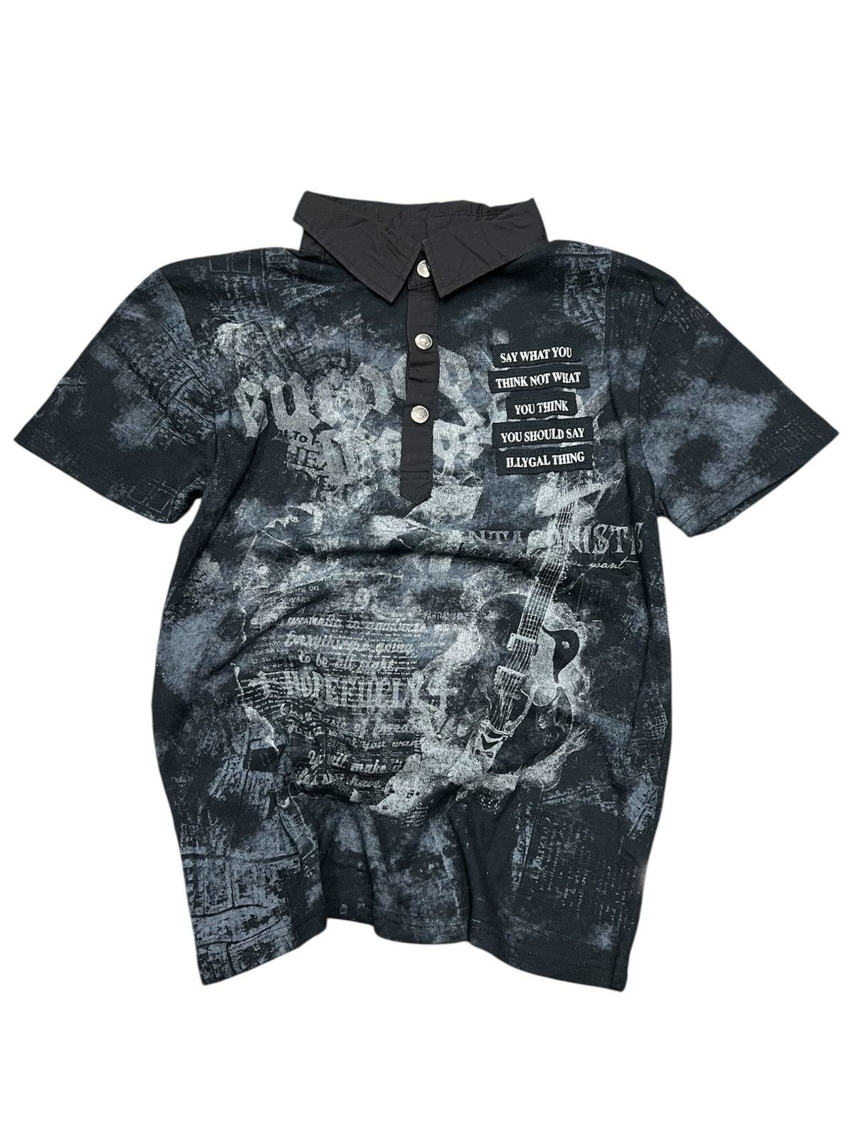 In The Attic Poem Polo Shirt Vkei Style