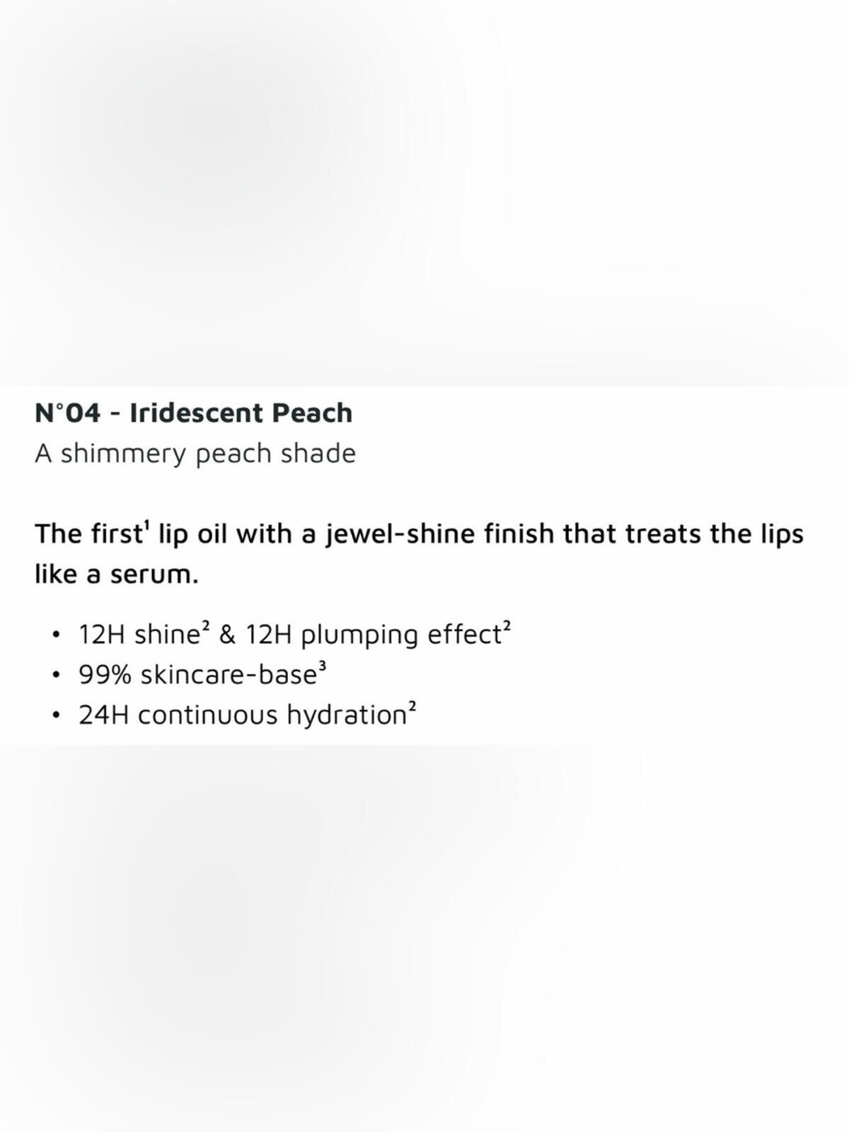 Givenchy Givenchy / Perfecto Serum Lip Oil / Iridescent Peach Size ONE SIZE - 10 Thumbnail