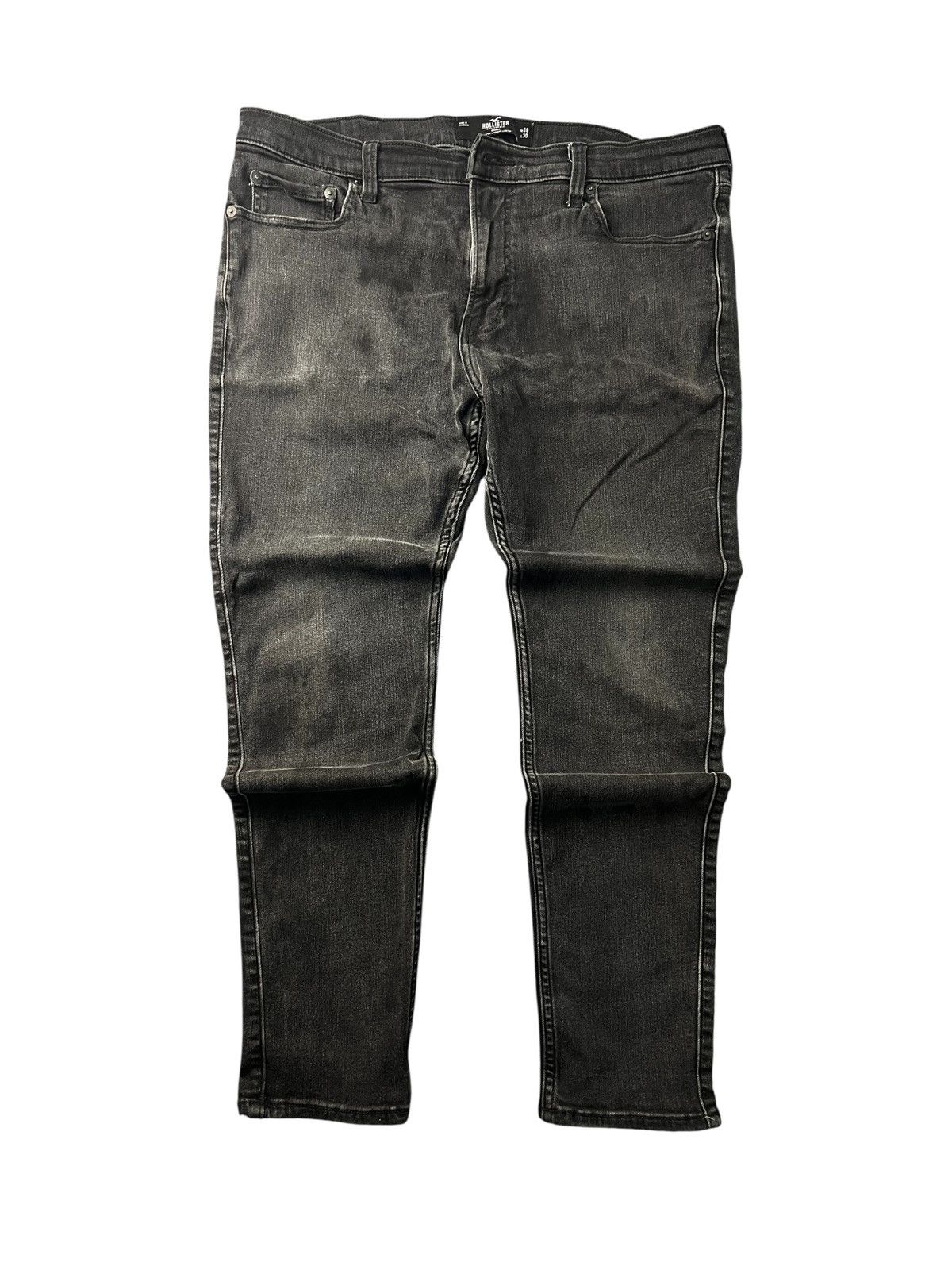 Hollister Hollister men's slim-fit jeans washed black denim. Size US 38 / EU 54 - 1 Thumbnail