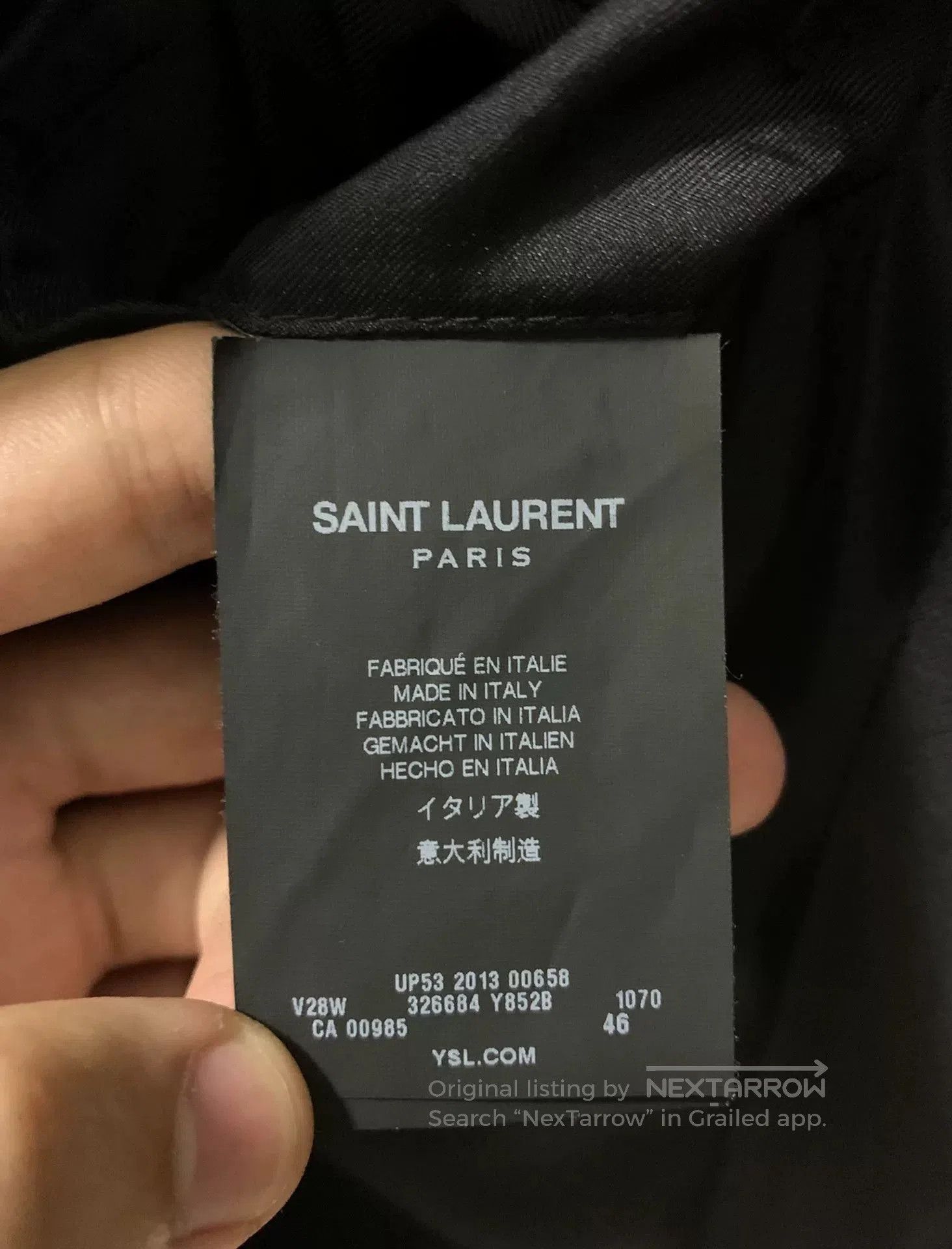 Saint Laurent Paris Saint Laurent SLP 13FW Runway Blazer. Size US S / EU 44-46 / 1 - 4 Thumbnail