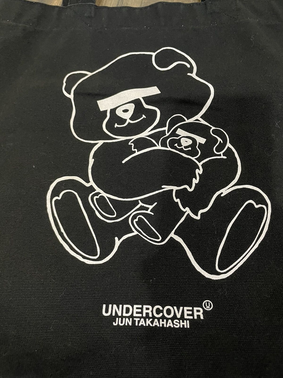 Undercover Sun Faded Undercover bear printed tote bag Size ONE SIZE - 6 Thumbnail