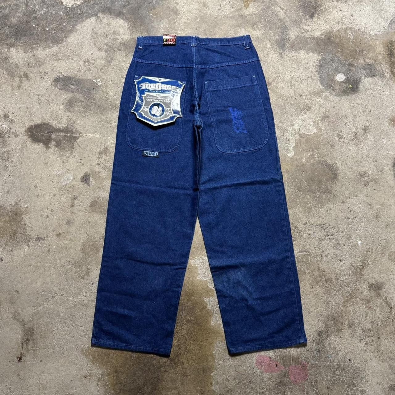 90s Menace Blue Denim Baggy Pants