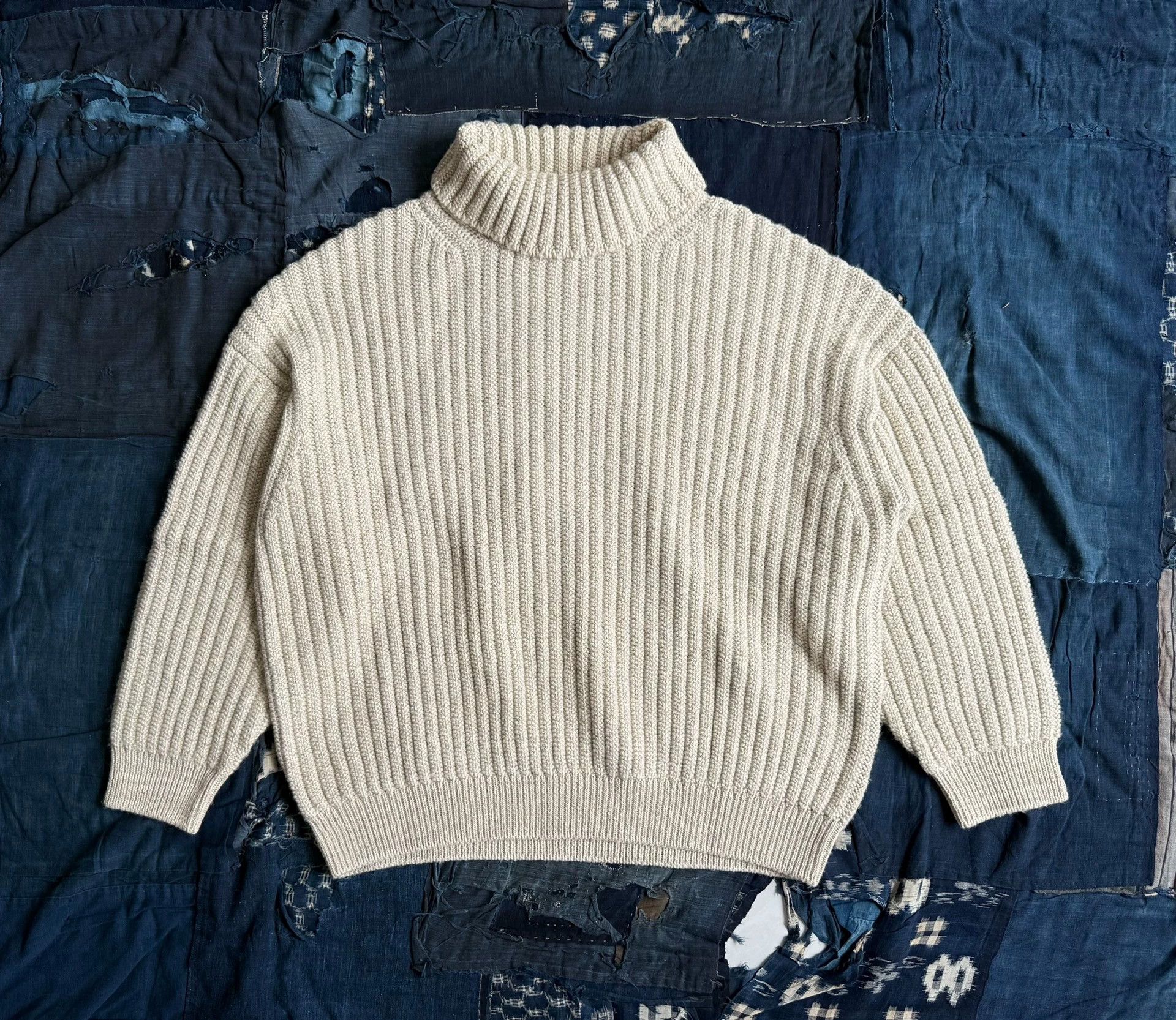 Visvim visvim 21AW Amplus Turtleneck Knit Ivory Size 3 Size US L / EU 52-54 / 3 - 1 Thumbnail