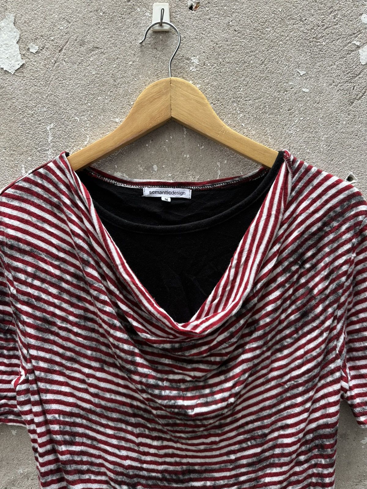 If Six Was Nine × Le Grande Bleu (L.G.B.) × semanticdesign Authentic Semantic Design Double Layer Tshirt Size M / US 6-8 / IT 42-44 - 5 Thumbnail