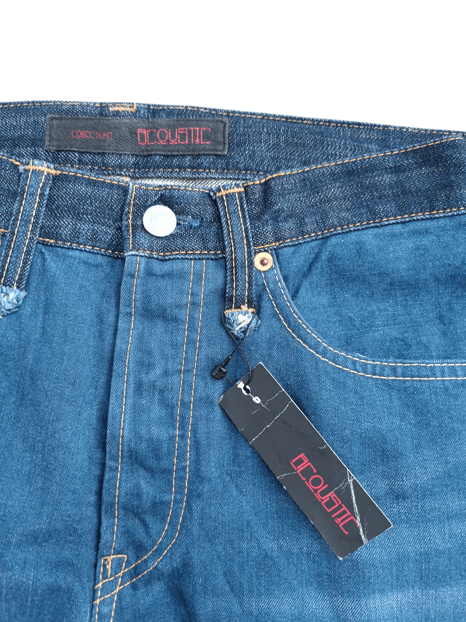 Japanese Brand × Tornado Mart Acoustic Japanese Brand Rare Stripe Design Denim E198 Size US 30 / EU 46 - 14 Thumbnail