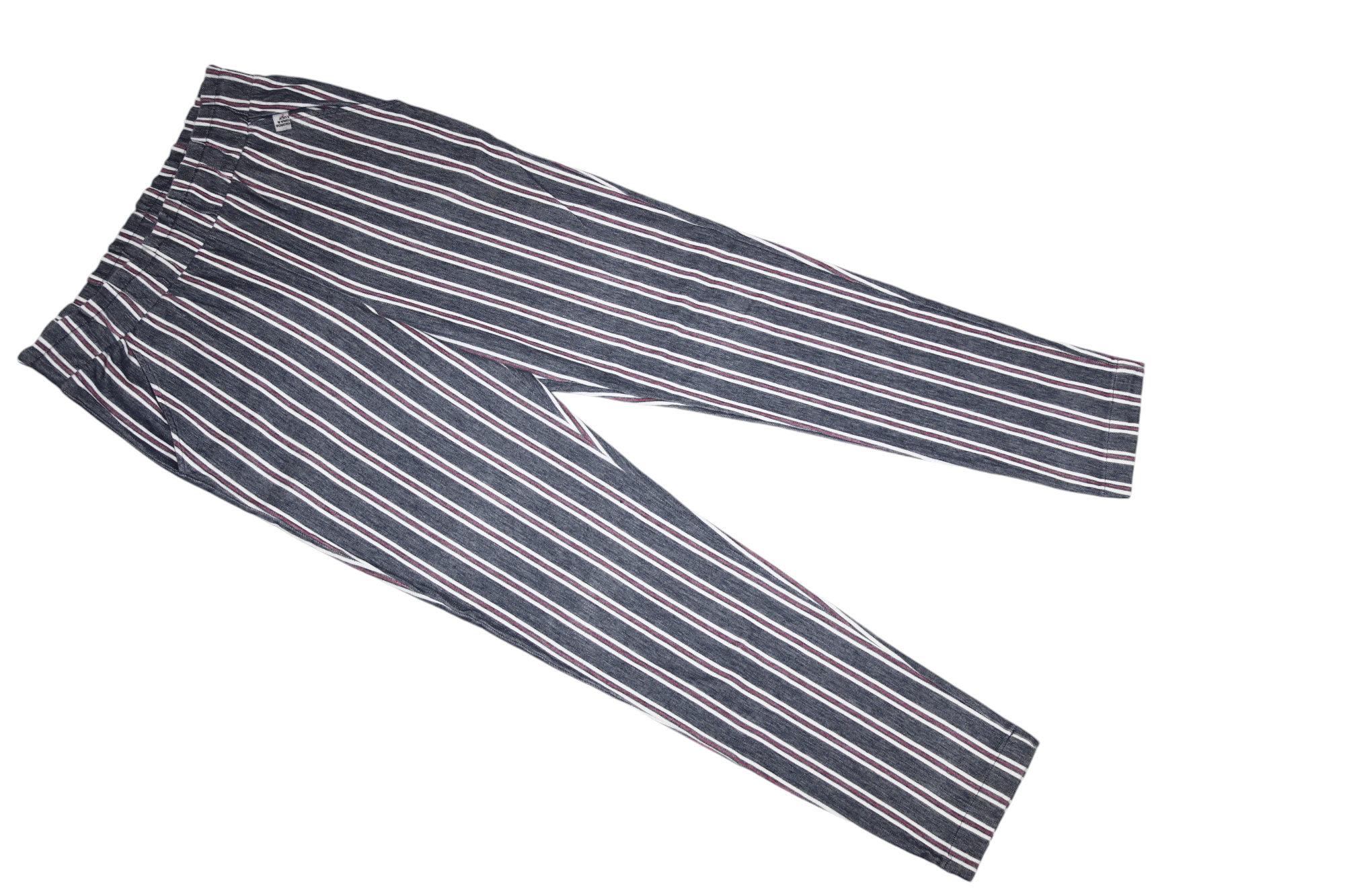 George Gina & Lucy George Gina & Lucy Washed Cotton Striped Cropped Pants Size 28" / US 6 / IT 42 - 3 Thumbnail