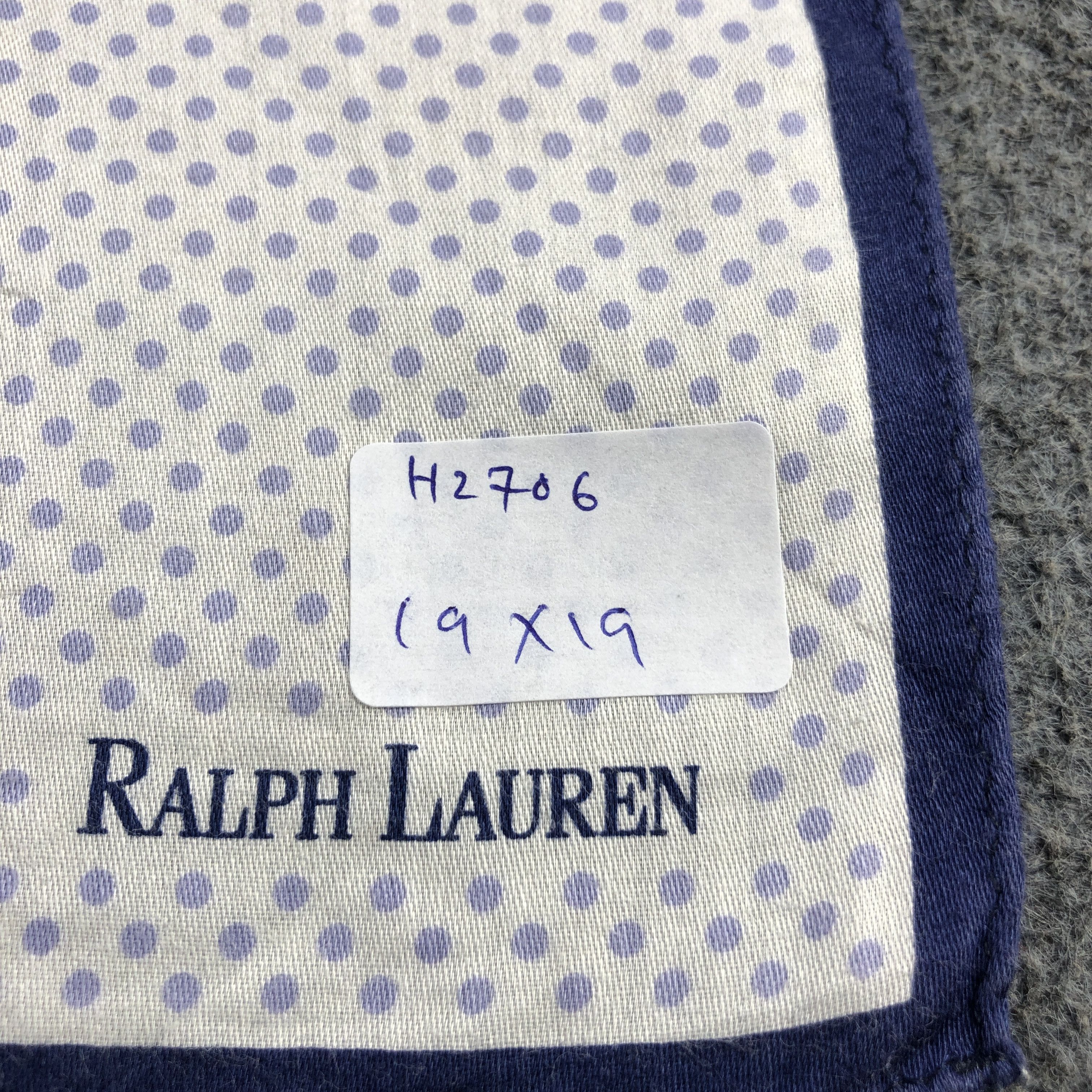 Polo Ralph Lauren × Ralph Lauren × Vintage Ralph Lauren Handkerchief Neckerchief Bandana H2706 Size ONE SIZE - 5 Thumbnail