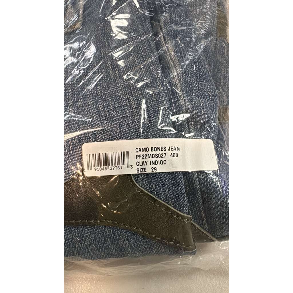 Amiri o1rshd1 Camo Bones Jeans in Clay Indigo Size US 29 - 20 Thumbnail