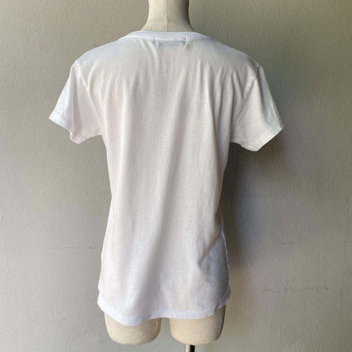 Zucca Zucca White Tee with Black Front Print Size M / US 6-8 / IT 42-44 - 15 Thumbnail
