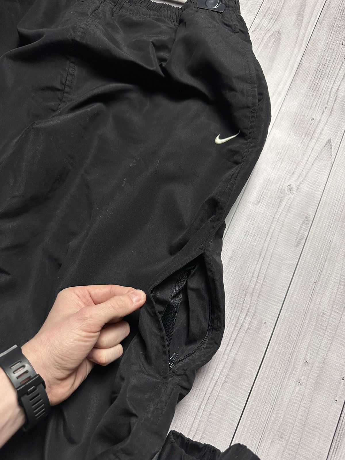 Nike × Vintage Vintage Nike drill pants joggers size XL logo Size US 36 / EU 52 - 8 Thumbnail
