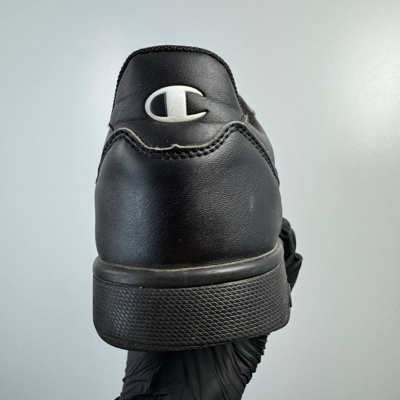 Champion Champion Black Leather Sneakers Mens Low Top Shoes EU 42 Size US 9 / EU 42 - 8 Thumbnail
