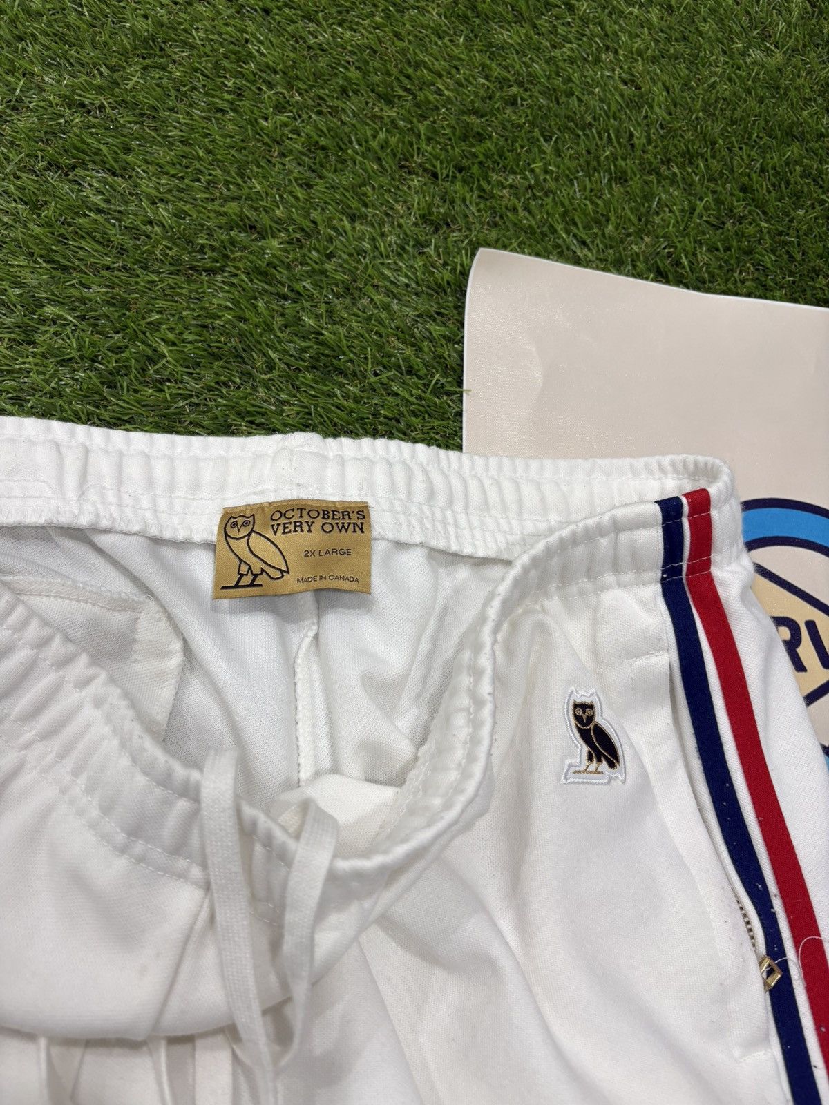 October's Very Own OVO WHITE TRACK PANTS SIZE XXL Size US 36 / EU 52 - 4 Thumbnail