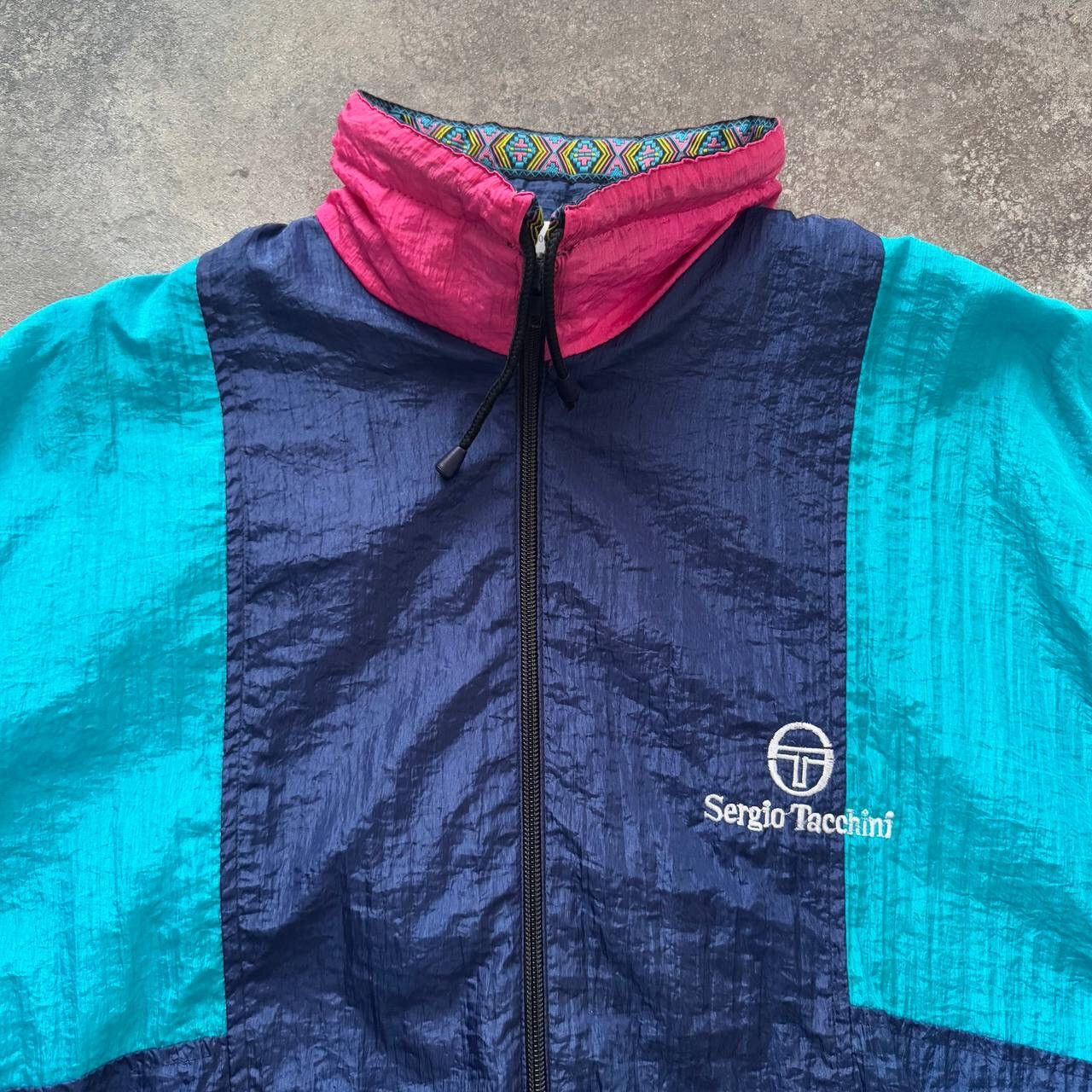 Sergio Tacchini 80s Sergio Tacchini Vintage Retro Track Jacket Size US M / EU 48-50 / 2 - 7 Thumbnail