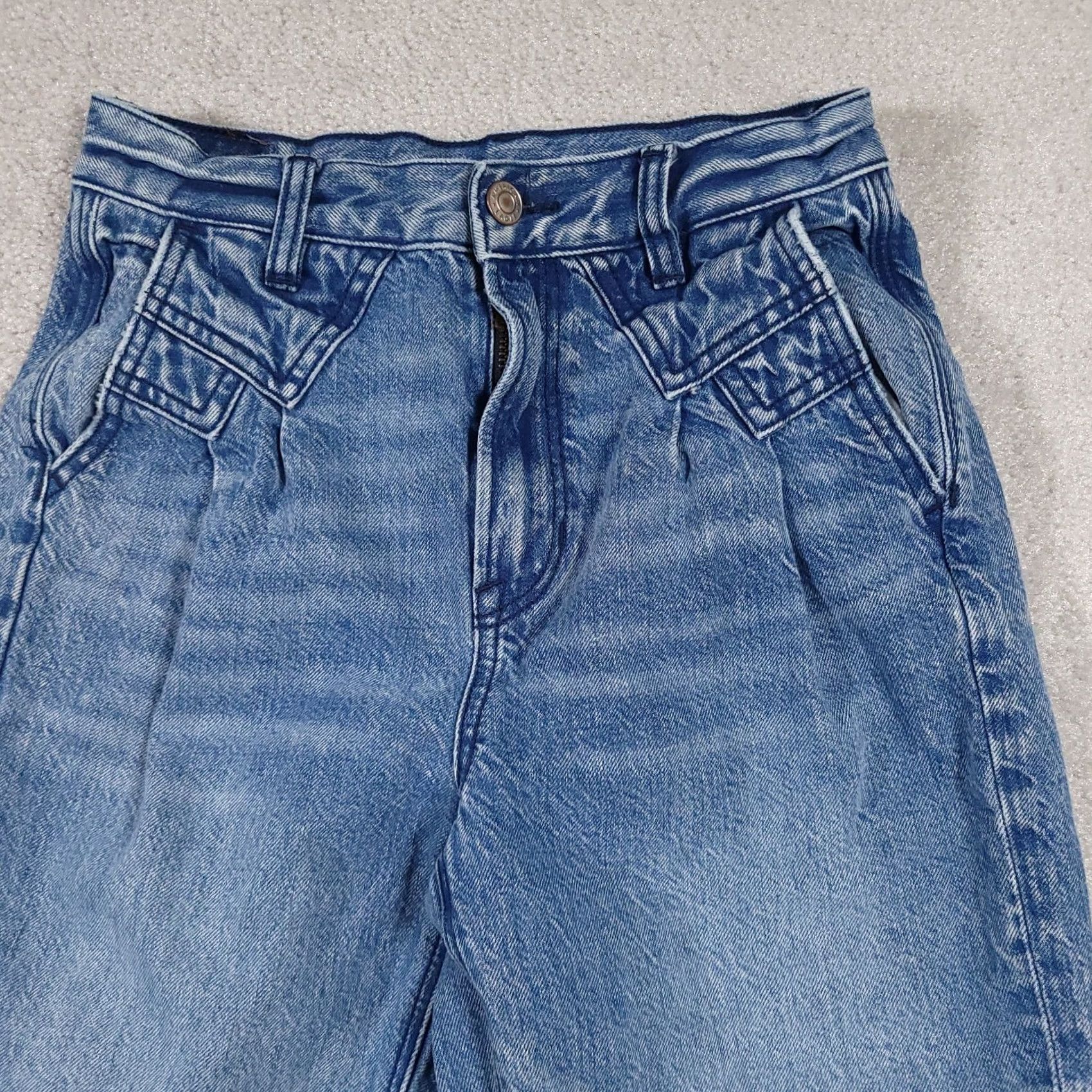 American Eagle Outfitters VINTAGE American Eagle Jeans Women's 00 Short 25X25 Mom Retro Baggy Tapered Leg 90s Y2K Jeans Womens Size 24" / US 00 / IT 34 - 3 Thumbnail