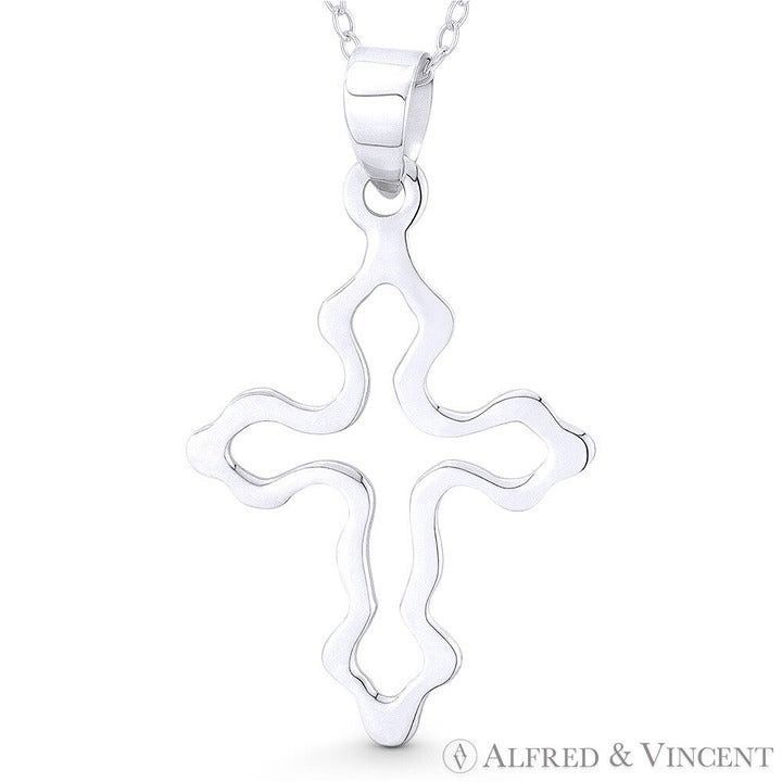 Other Fancy-Design Cross Pendant in .925 Sterling Silver Size ONE SIZE - 1 Preview