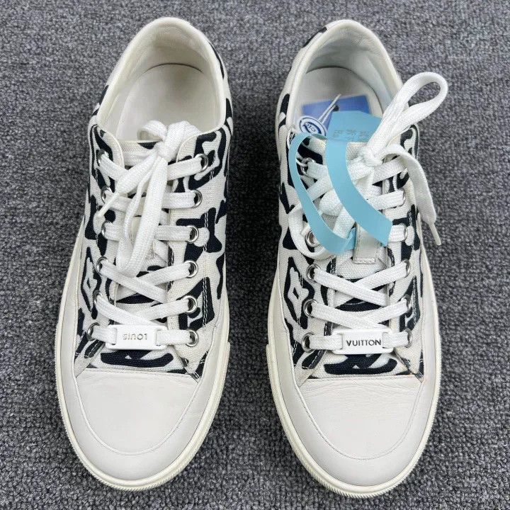 Louis Vuitton Louis Vuitton Stellar Logo Floral Low-top Sneakers -2508 Size US 6 / IT 36 - 2 Thumbnail