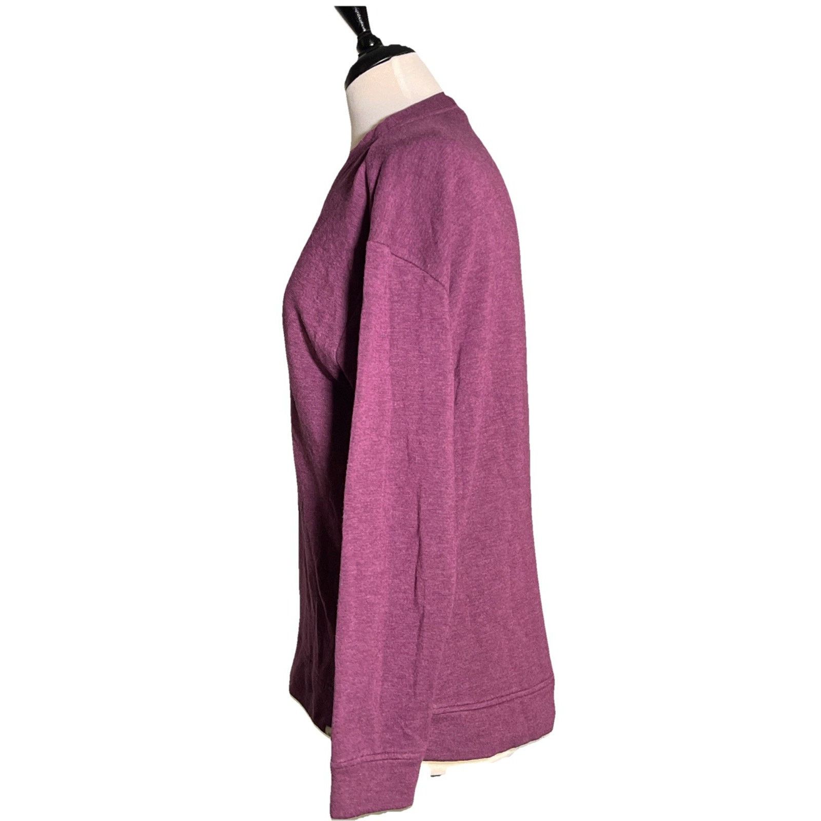 Orvis Orvis Women’s Sweatshirt Small Purple Pullover Long Sleeve Size S / US 4 / IT 40 - 2 Thumbnail
