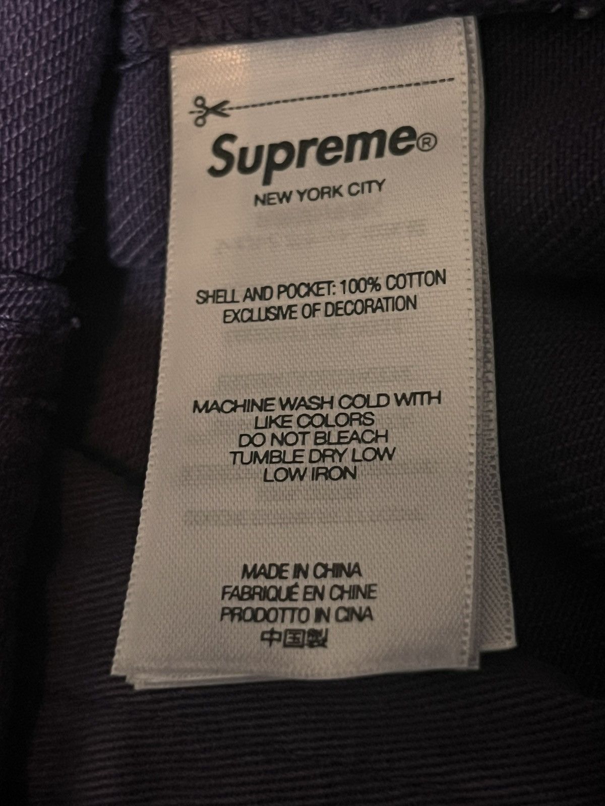 Supreme Supreme FW24 Purple Baggy Jean Size US 32 / EU 48 - 5 Thumbnail