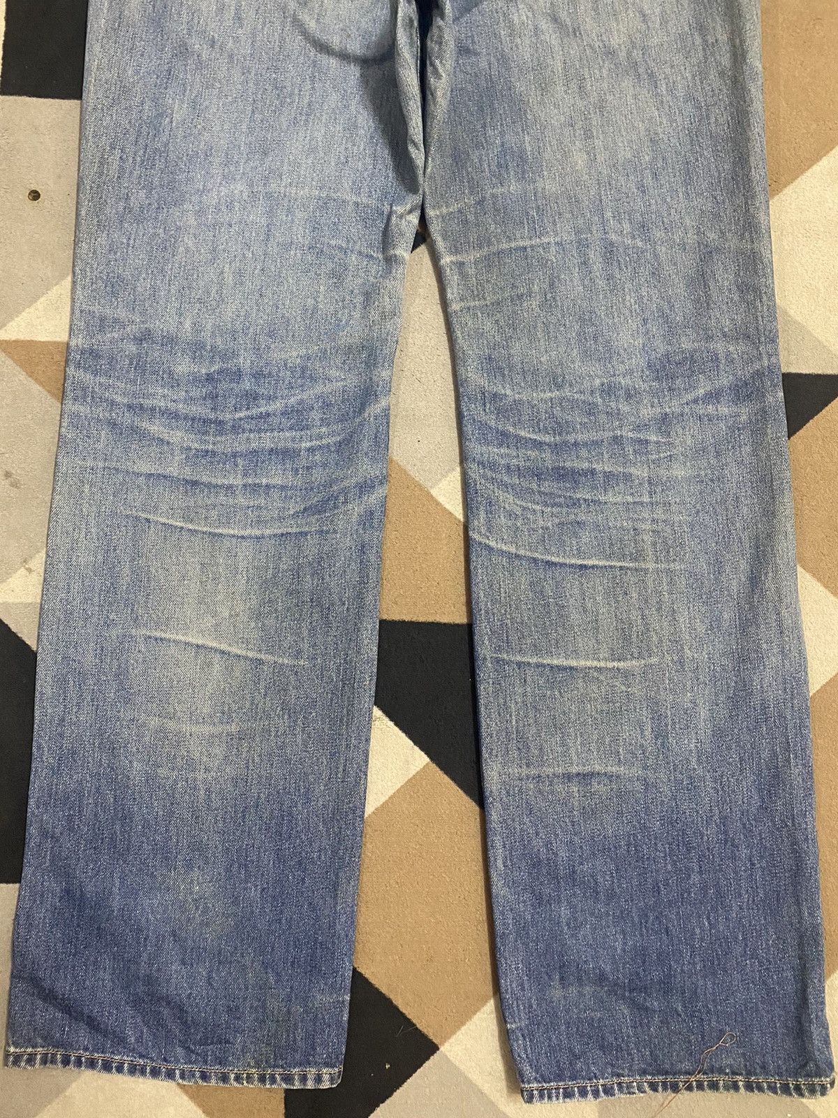 Big John Vintage Big John Gl Heart Distressed Denim Baggy Jeans Size US 37 - 6 Thumbnail