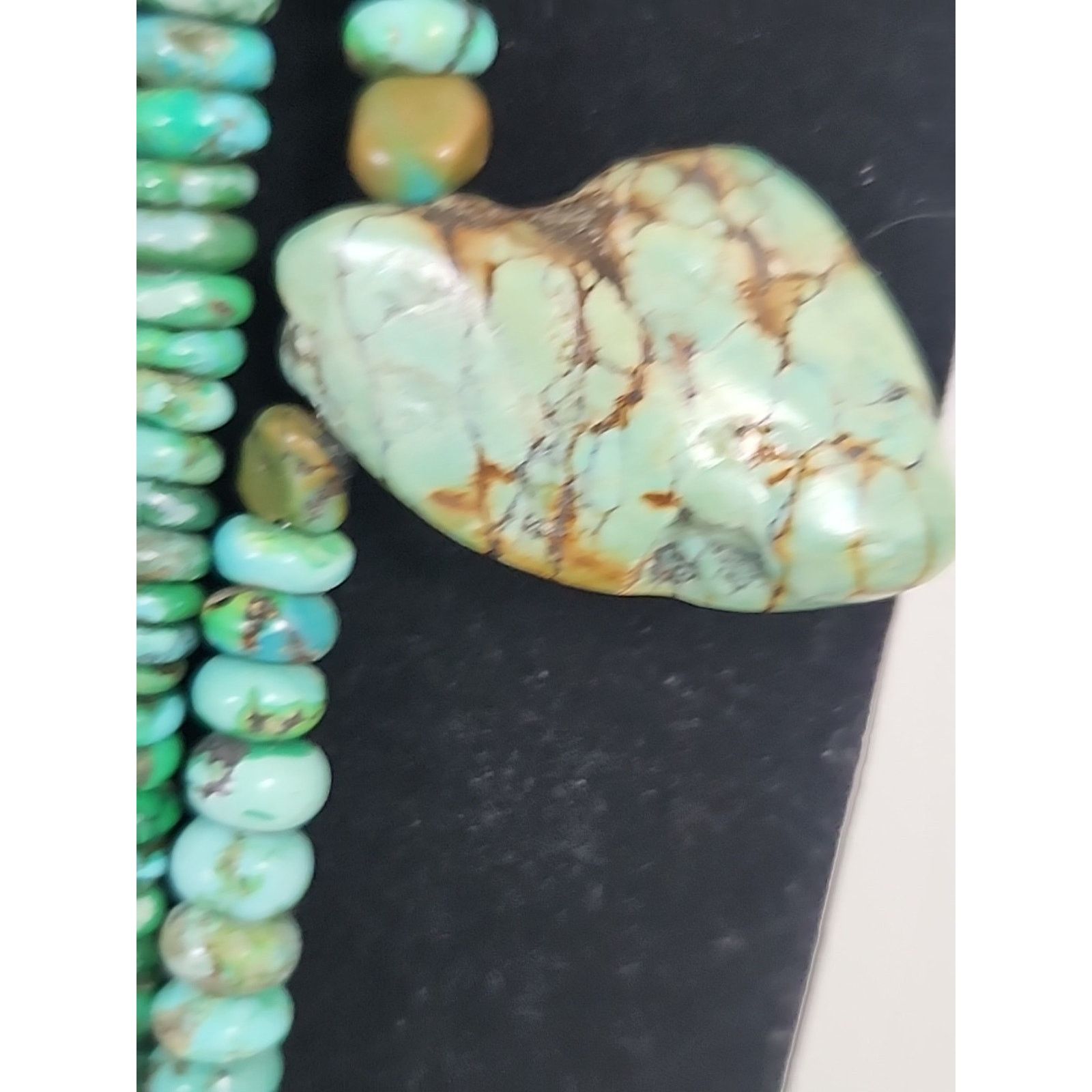 Other Sterling Southwestern Turquoise Beaded And Pendant Necklace Size ONE SIZE - 5 Thumbnail