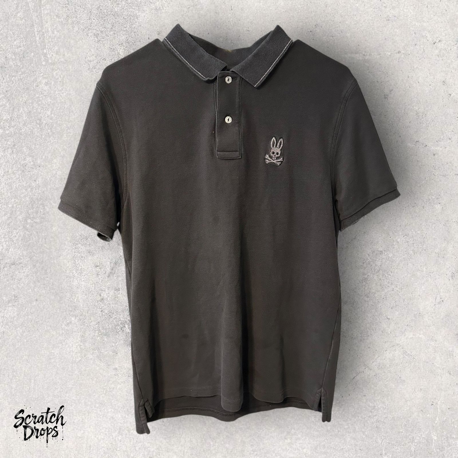 Psycho Bunny Psycho Bunny Gray Big Bunny Men's Polo Size 5 Embroidered Size US XXL / EU 58 / 5 - 1 Thumbnail