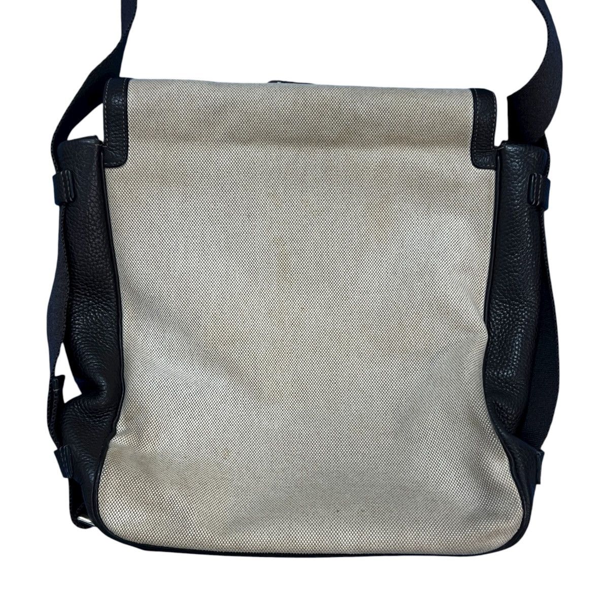 Hermes HERMÈS Tibet Vertical Shoulder Bag Toile H Beige × Brown Size ONE SIZE - 9 Thumbnail