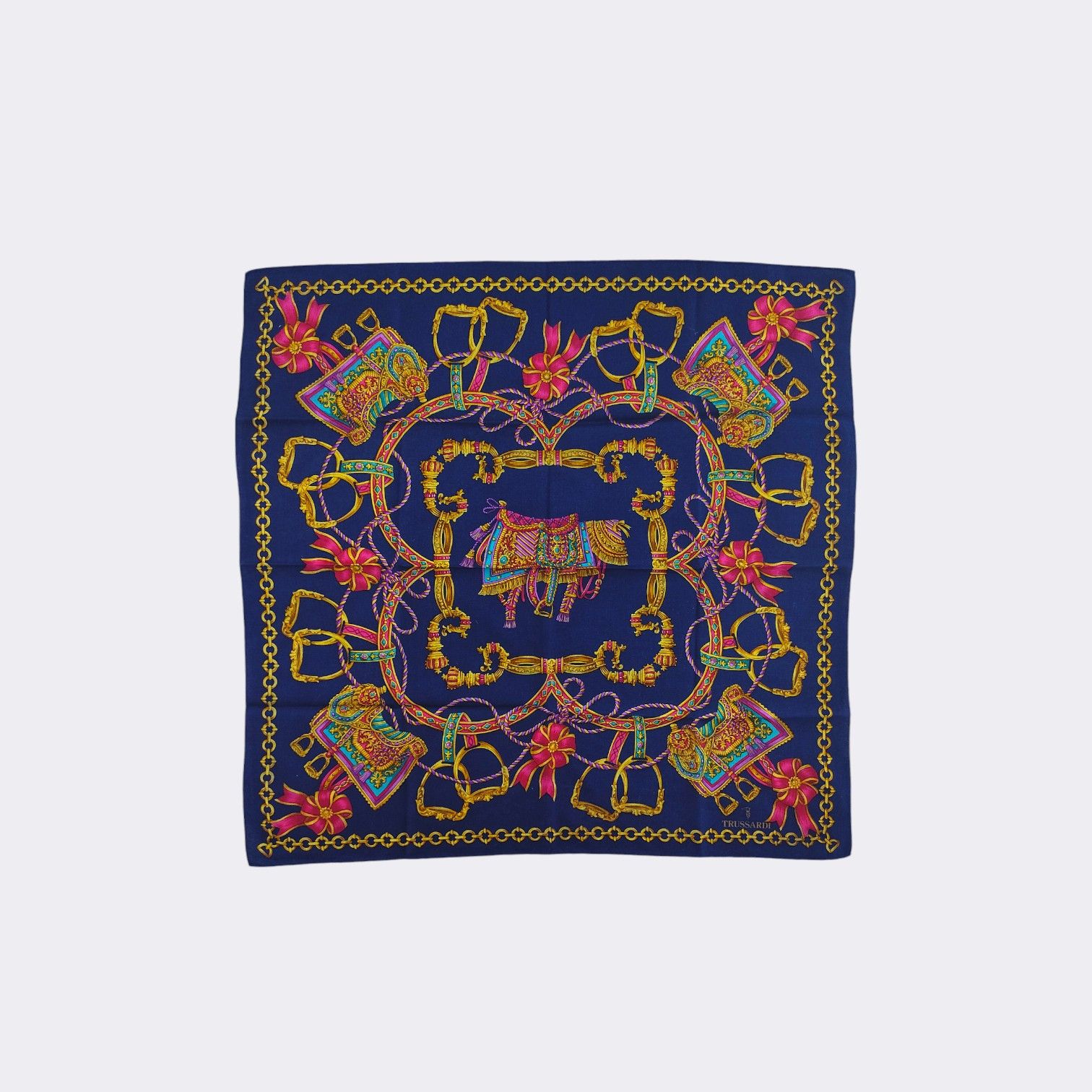 Trussardi Vintage Trussardi Handkerchief Neckerchief Bandana H129G Size ONE SIZE - 2 Thumbnail