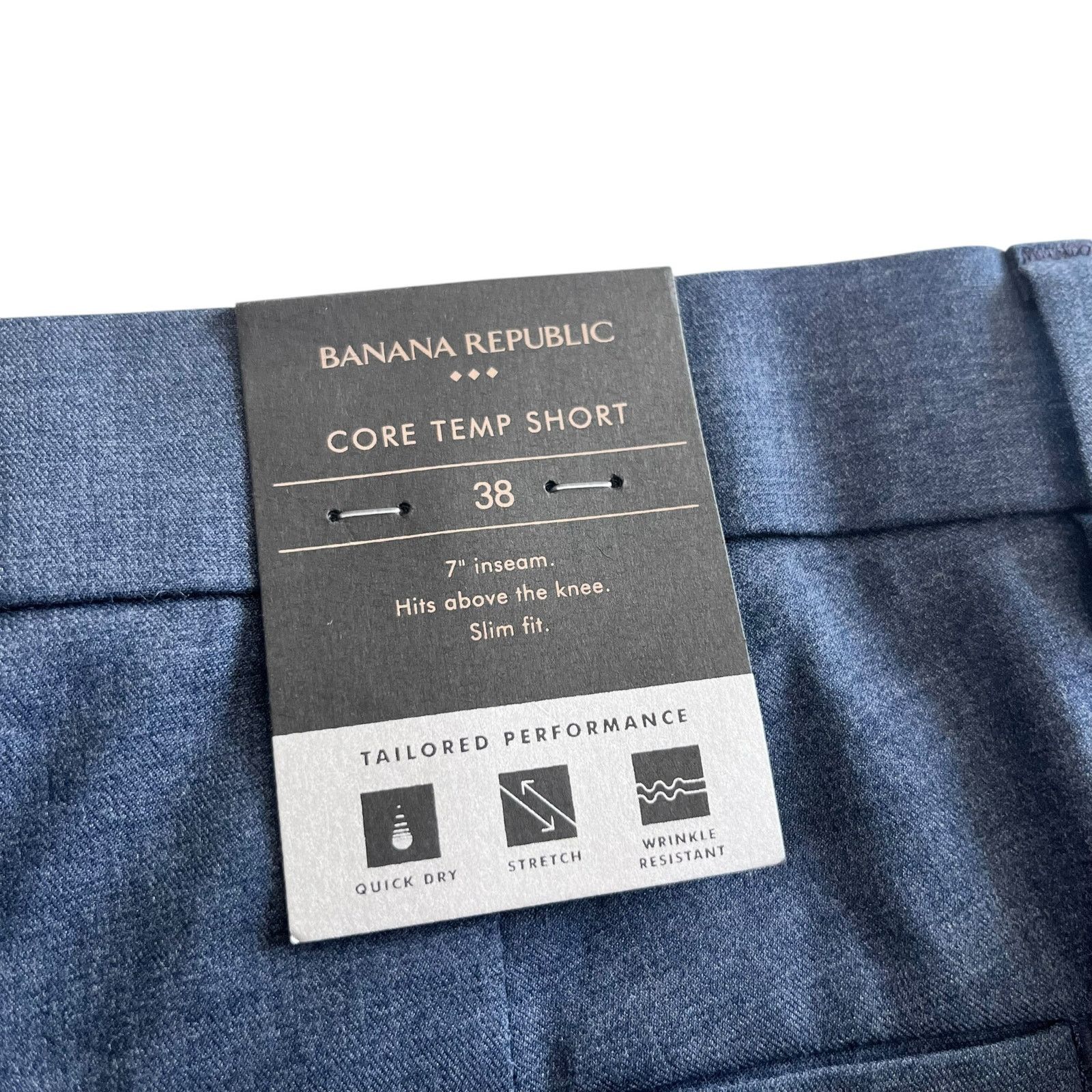 Banana Republic Banana Republic Core Temp Short Slim Fit 7” Inseam Size US 38 / EU 54 - 5 Thumbnail