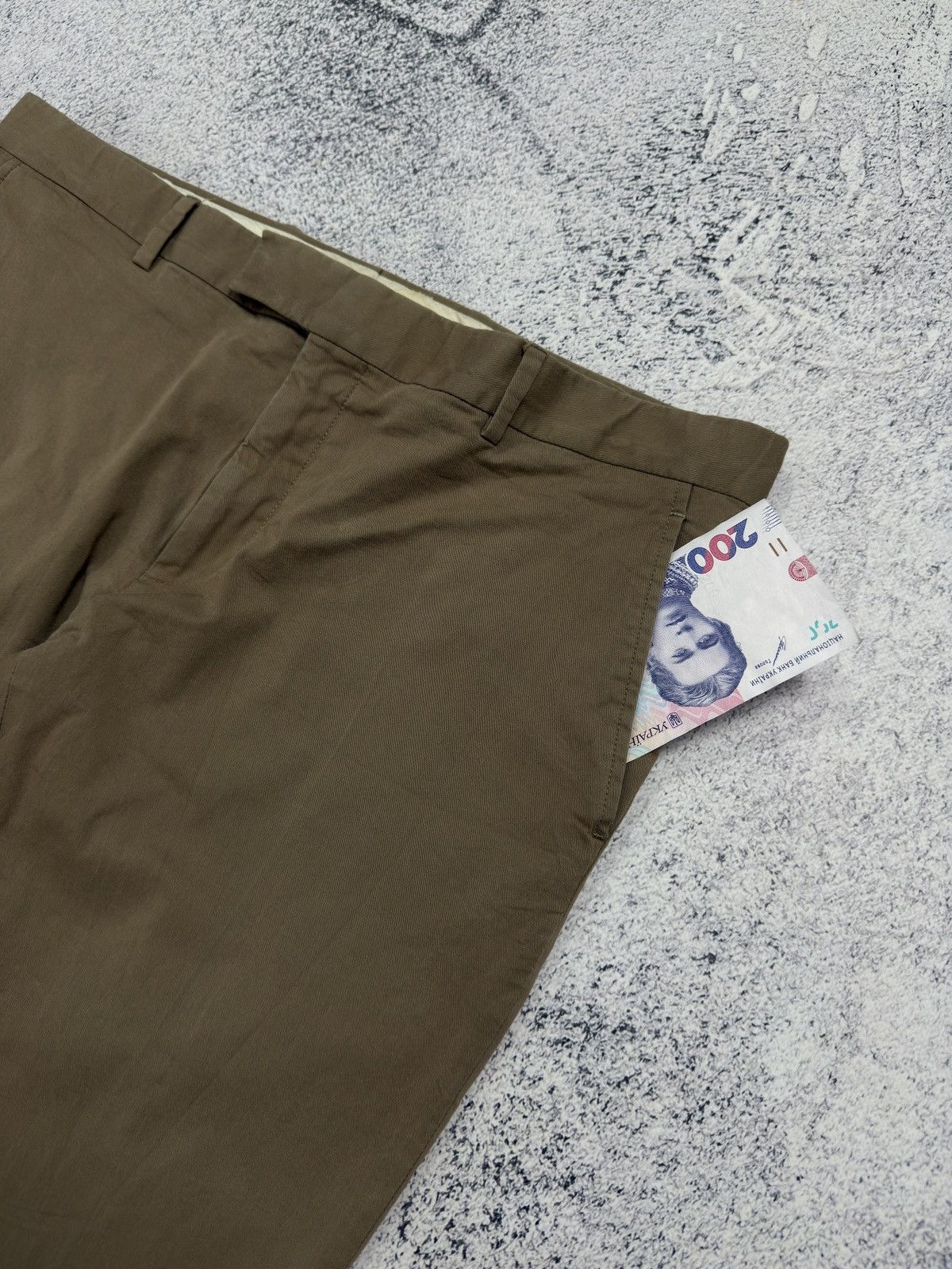 Polo Ralph Lauren × Ralph Lauren Black Label Ralph Lauren Black Label Beige Cotton Trousers Pants Size US 36 / EU 52 - 8 Thumbnail