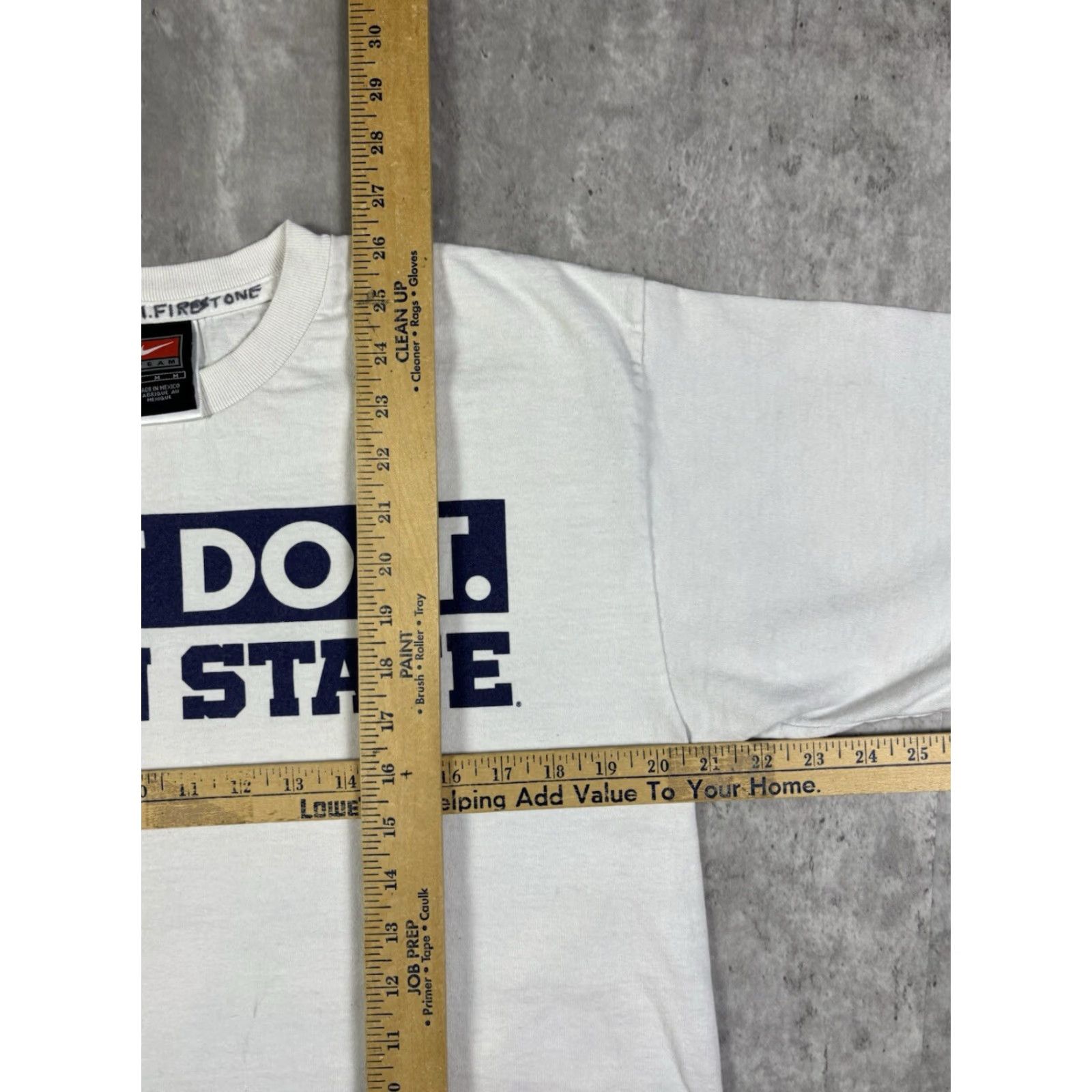 Nike VINTAGE Nike Penn State Just Do It T Shirt Center Swoosh size M Size US M / EU 48-50 / 2 - 6 Thumbnail