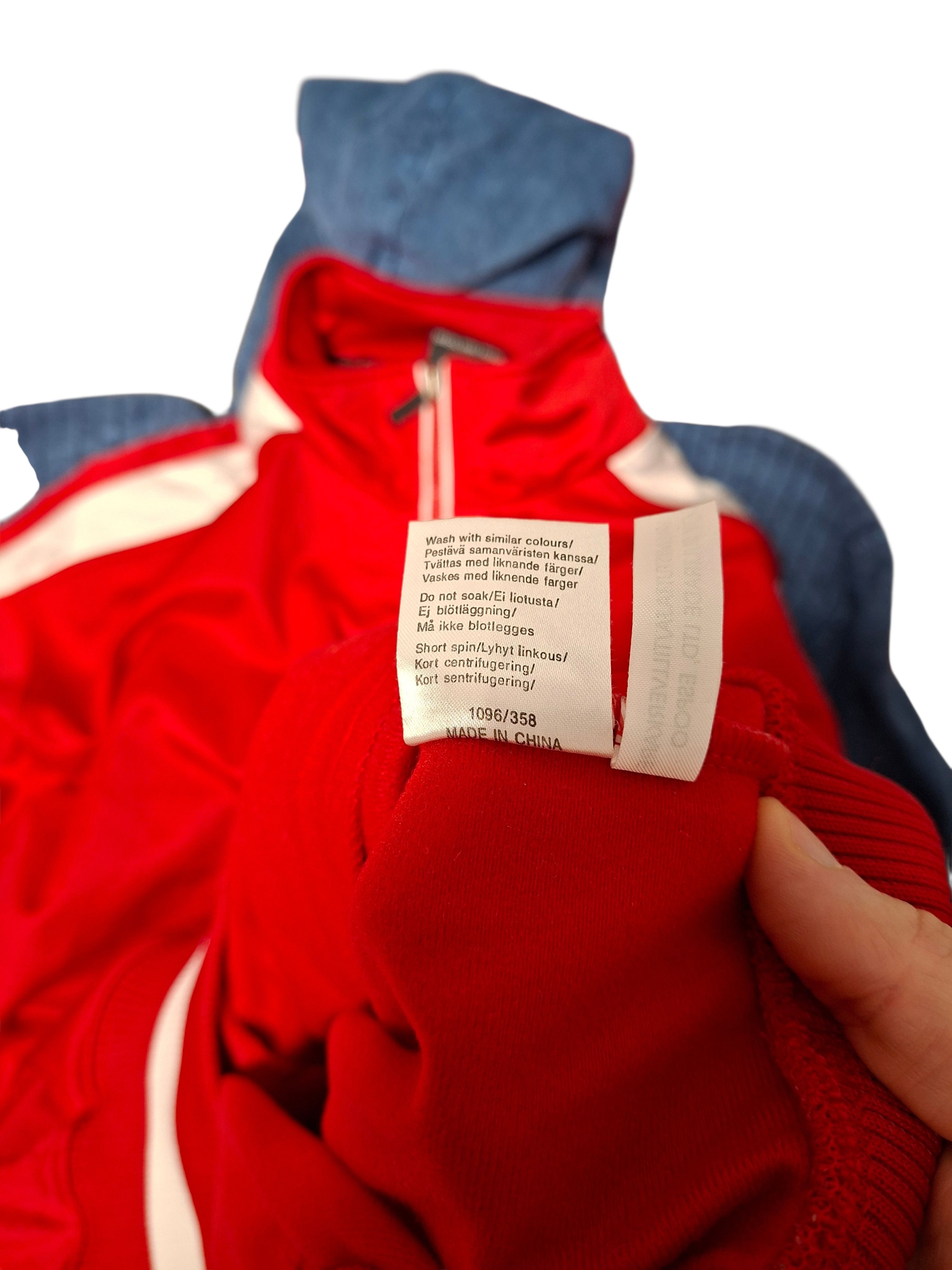 Umbro UMBRO VINTAGE FIRE RED TRACK JACKET Size US L / EU 52-54 / 3 - 6 Thumbnail
