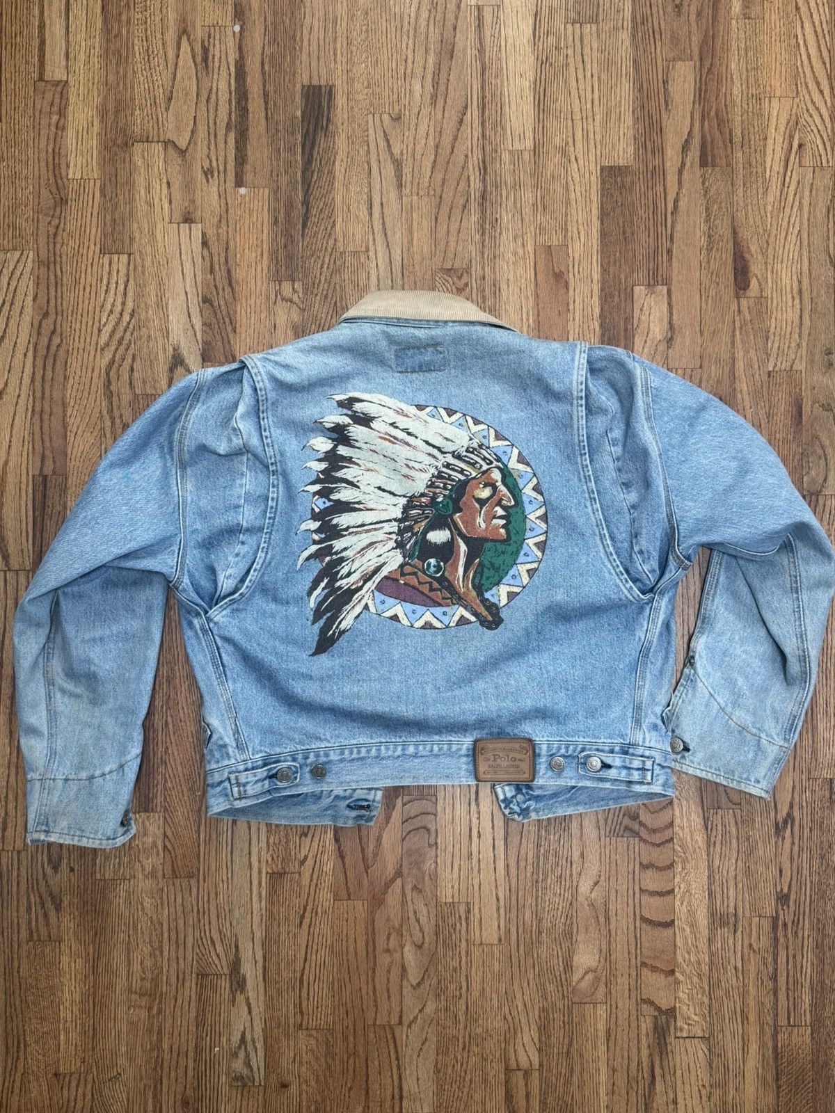 Ralph Lauren Vintage Ralph Lauren Indian Chief Denim Ranch Jacket Size US M / EU 48-50 / 2 - 2 Thumbnail