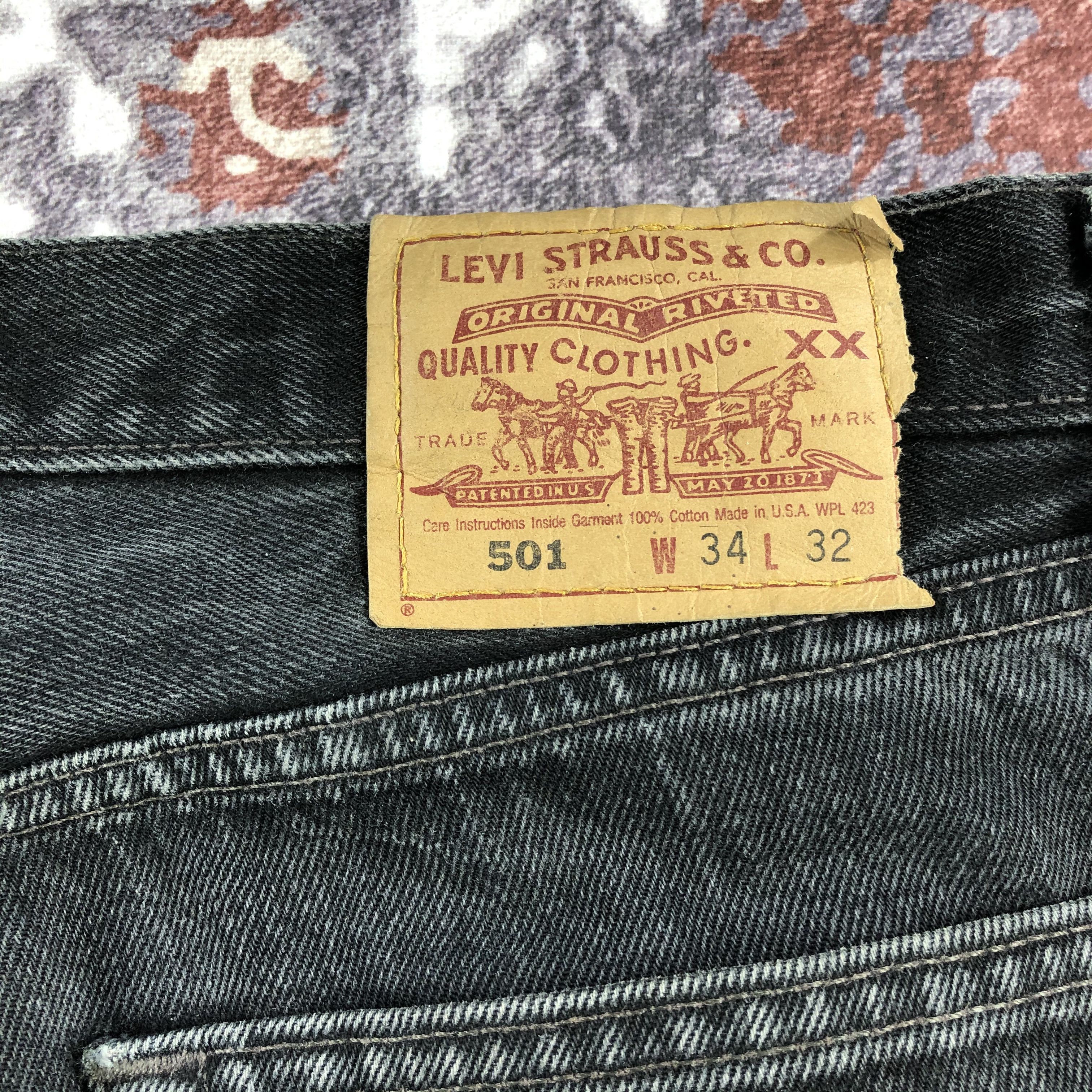 Levi's × Vintage 90s Vintage Levis 501 Earth Tone Jeans-JM2277 Size US 35 - 4 Thumbnail
