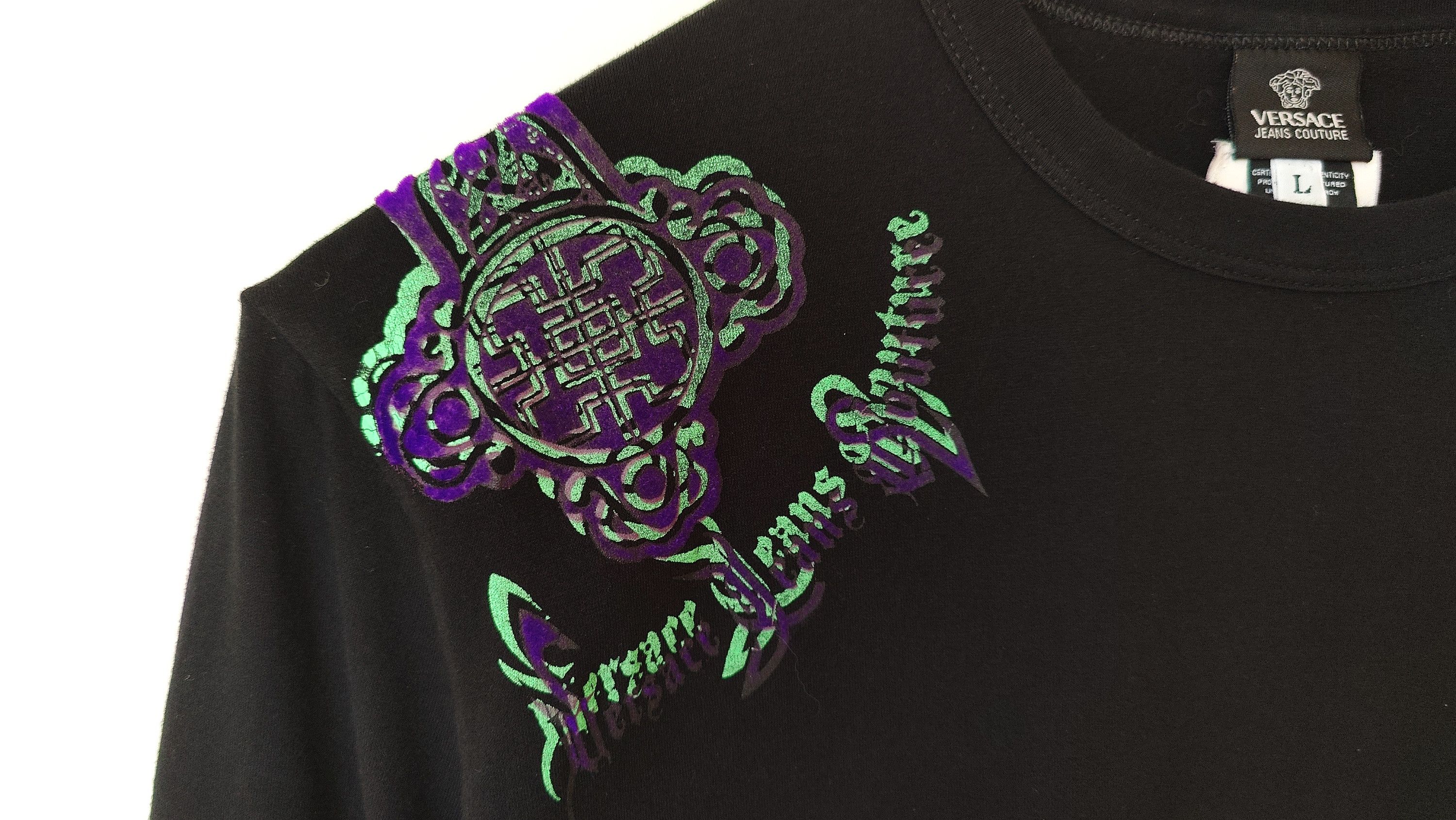 Versace Gianni Versace Jeans Couture Fancy Vintage Longsleeve Size US L / EU 52-54 / 3 - 3 Thumbnail