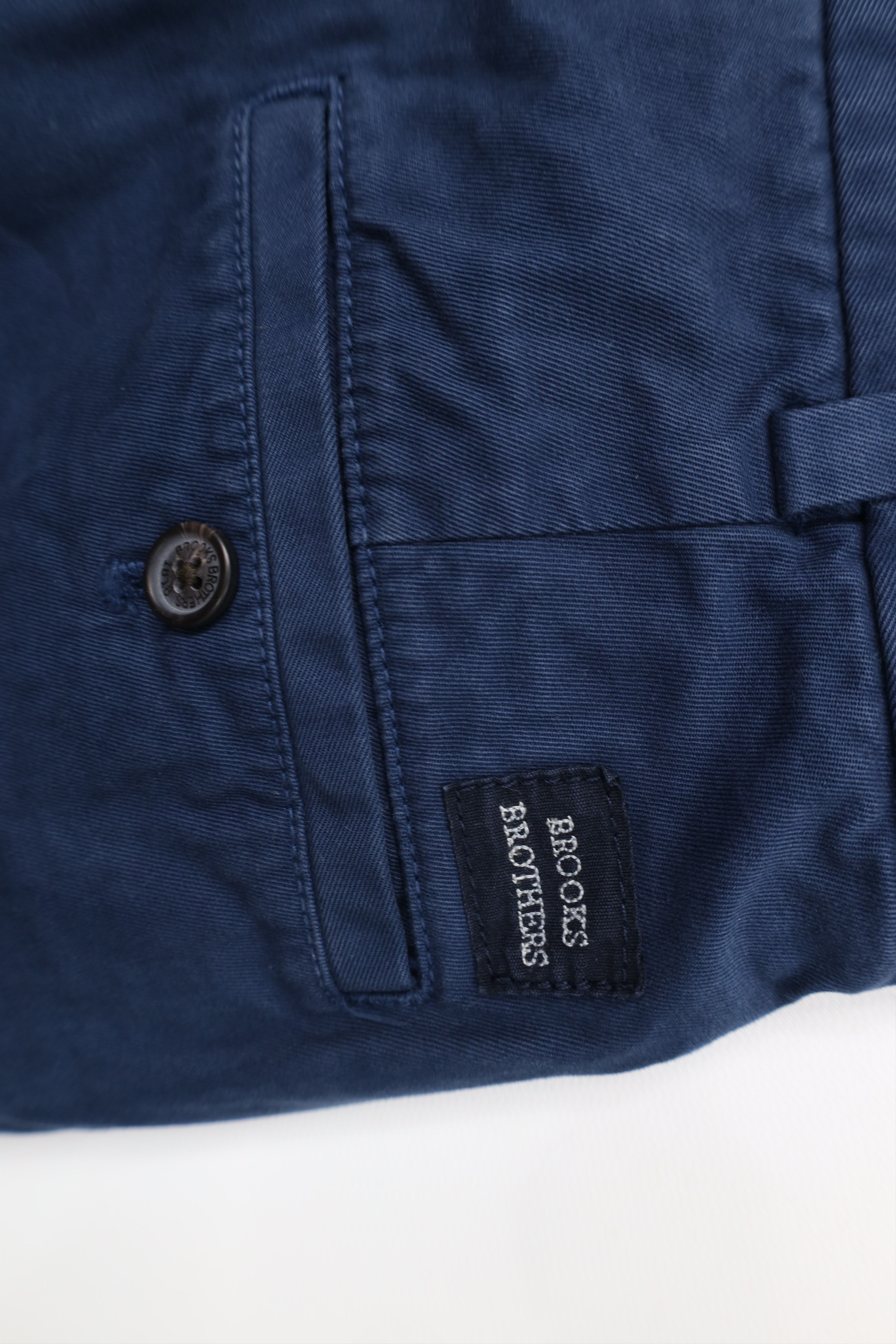 Brooks Brothers Brooks Brothers Spell Out Golf Chino Shorts Navy Blue Cotton Size US 34 / EU 50 - 13 Thumbnail