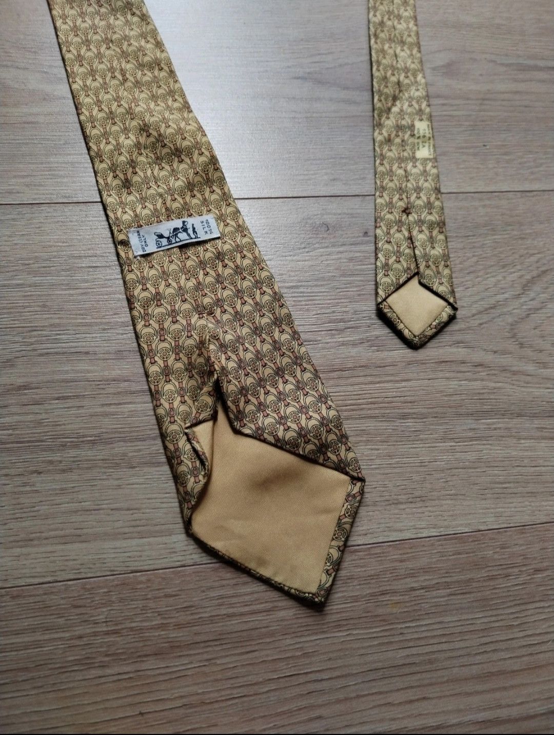 Hermes Vintage 90s Hermes tie Size 34 - 2 Thumbnail