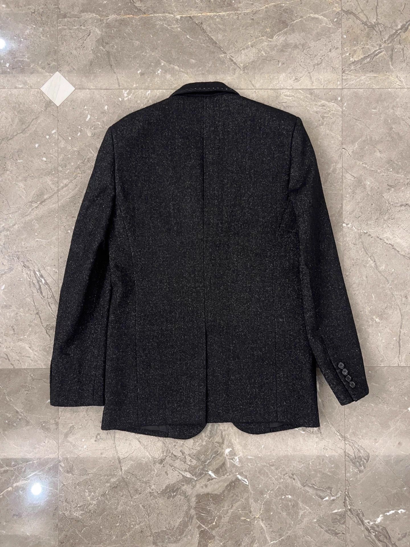 Saint Laurent Paris Saint Laurent SLP beaded sequined wool blazer men's 48 Size 48S - 2 Thumbnail