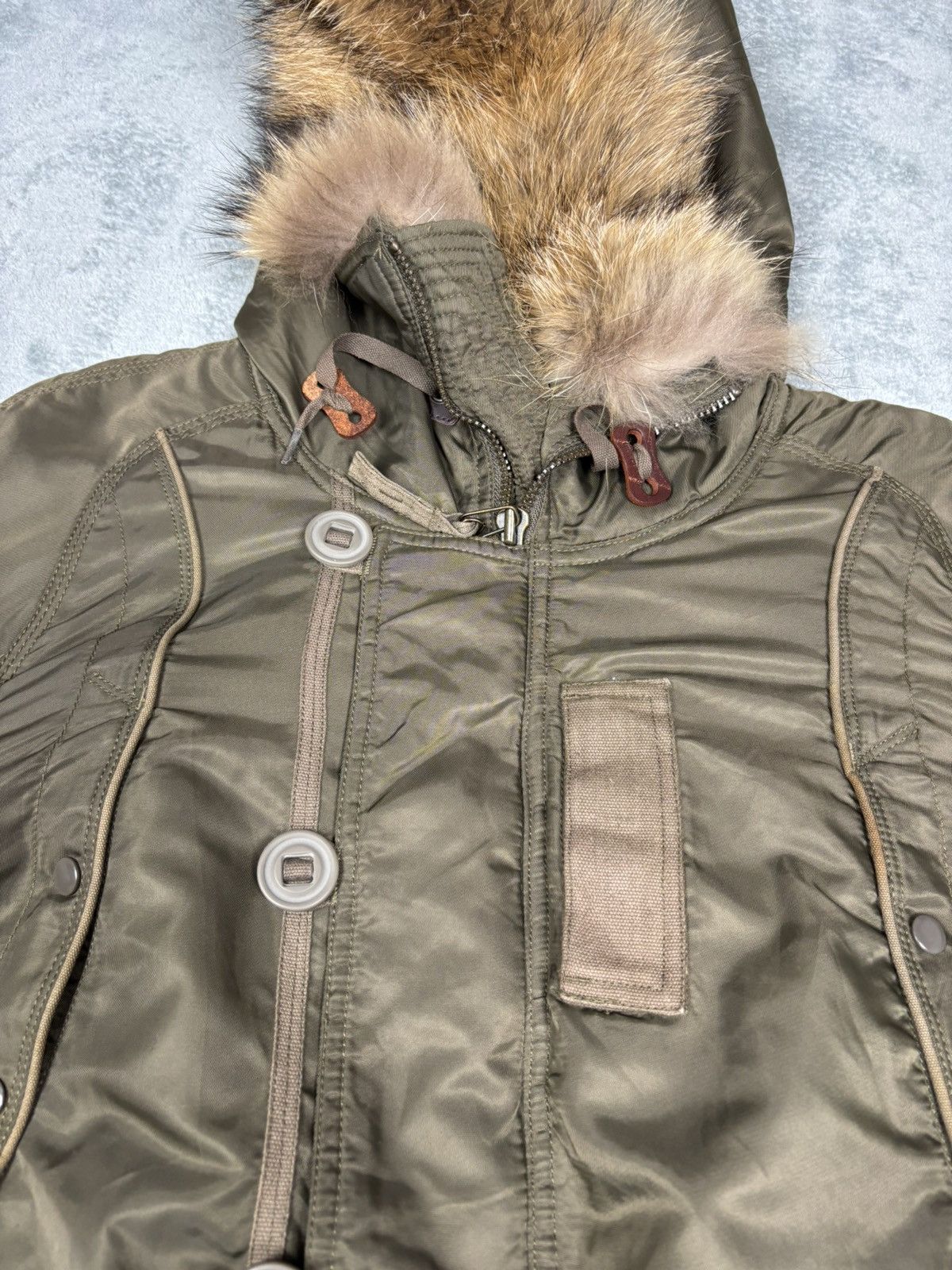 GOA G.O.A Raccoon Fur Jacket. J0145 Size M / US 6-8 / IT 42-44 - 11 Thumbnail