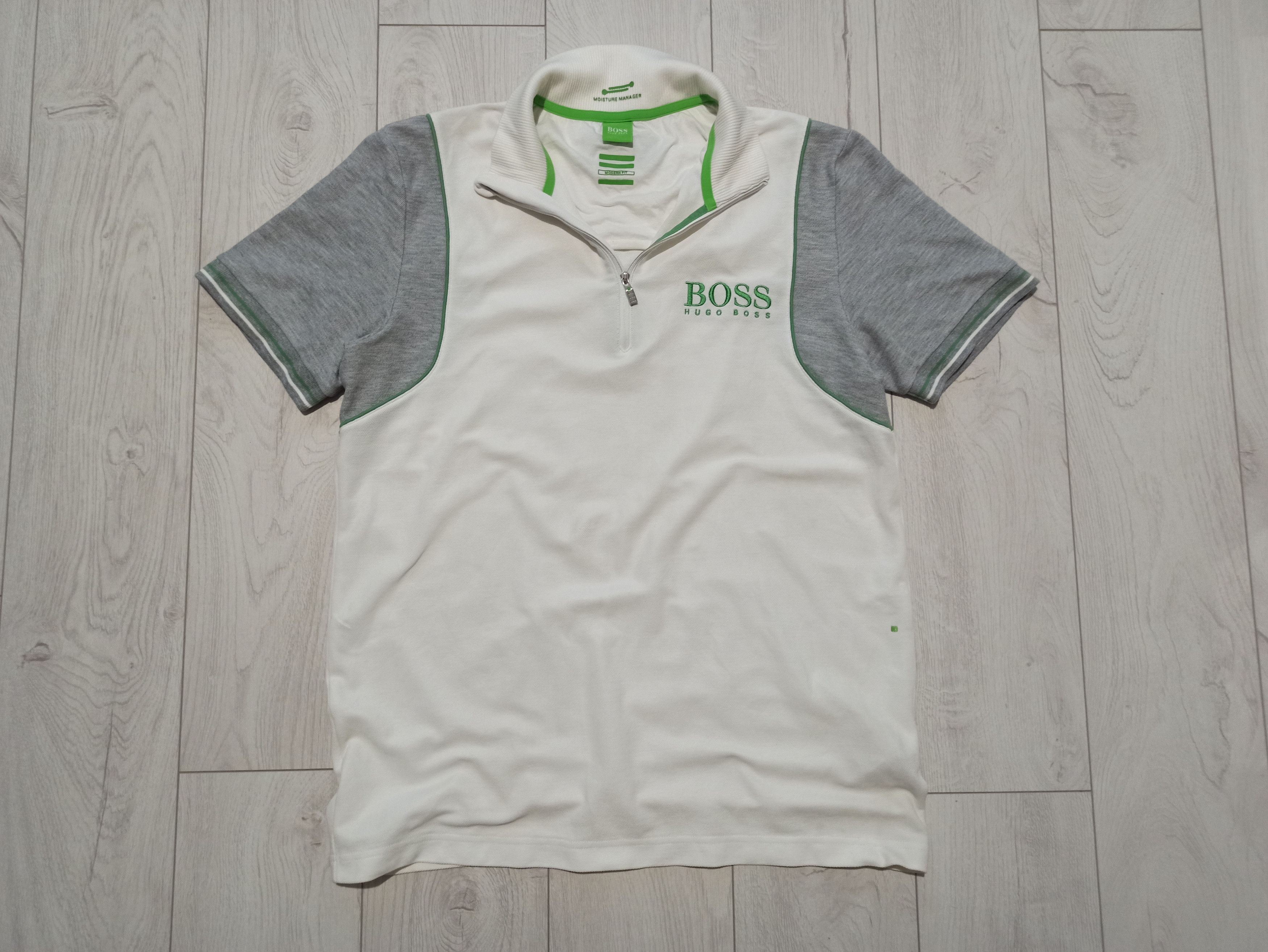 Hugo Boss Hugo Boss zip polo shirt Size US L / EU 52-54 / 3 - 1 Thumbnail