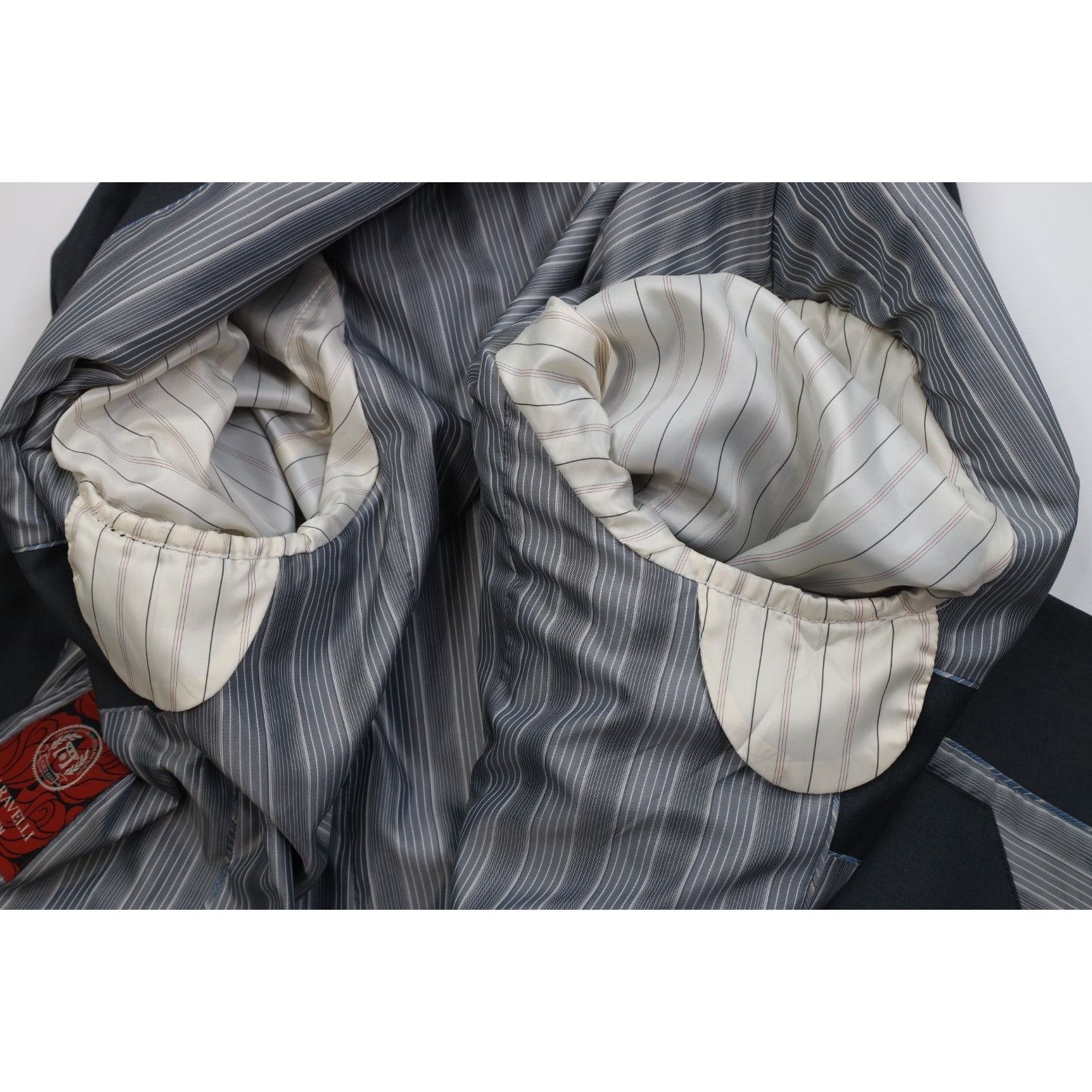 Caravelli Caravelli Super 150s 3 Piece Suit Wedding Gray Size 54R - 5 Thumbnail