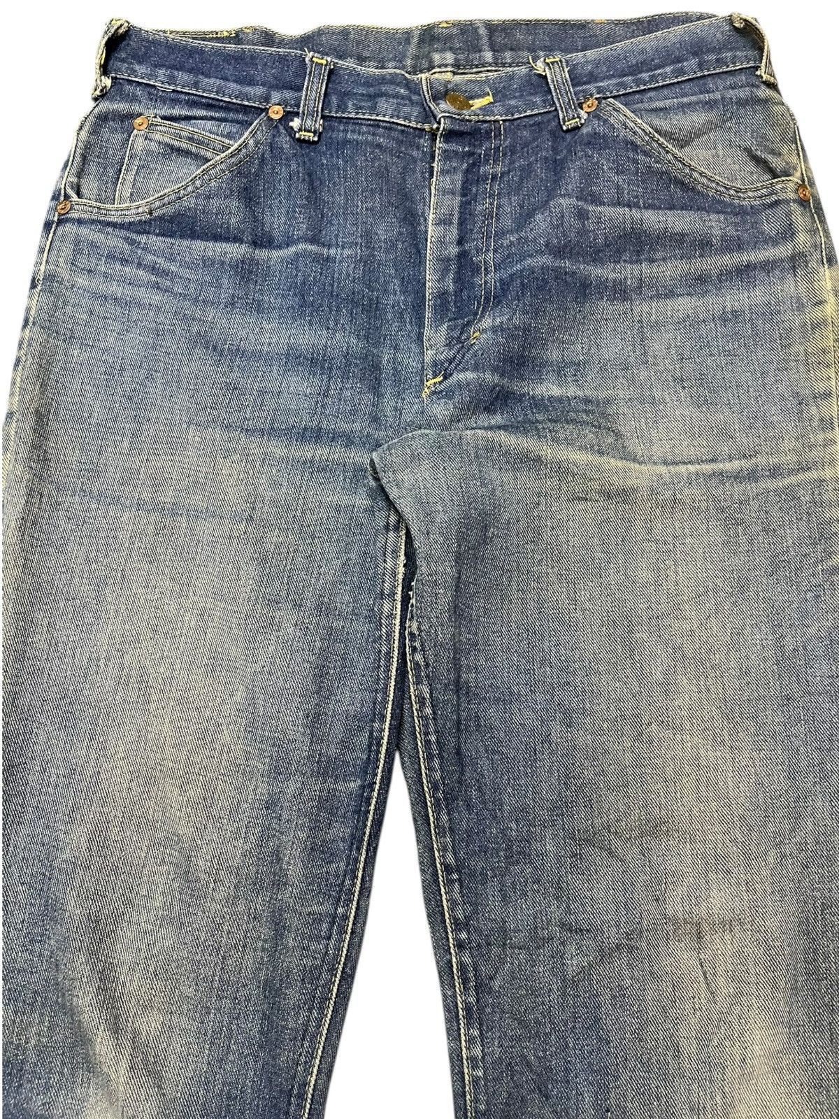 Beauty Beast × Le Grande Bleu (L.G.B.) Vintage Lee Riders Flare Bootcut Denim Size US 33 - 2 Thumbnail