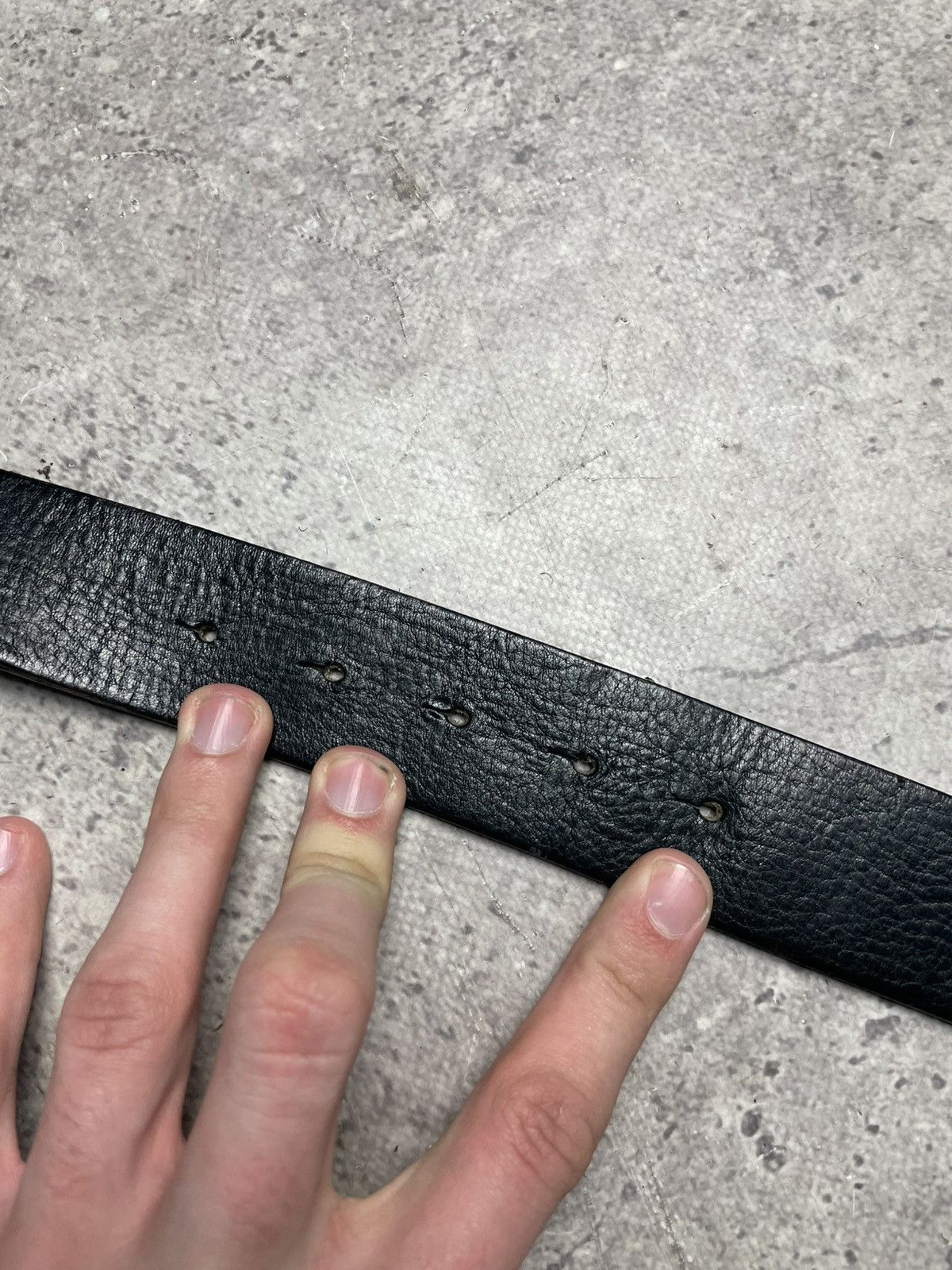 La Martina Vintage La Martina Leather Belt 95cm Size ONE SIZE - 7 Thumbnail