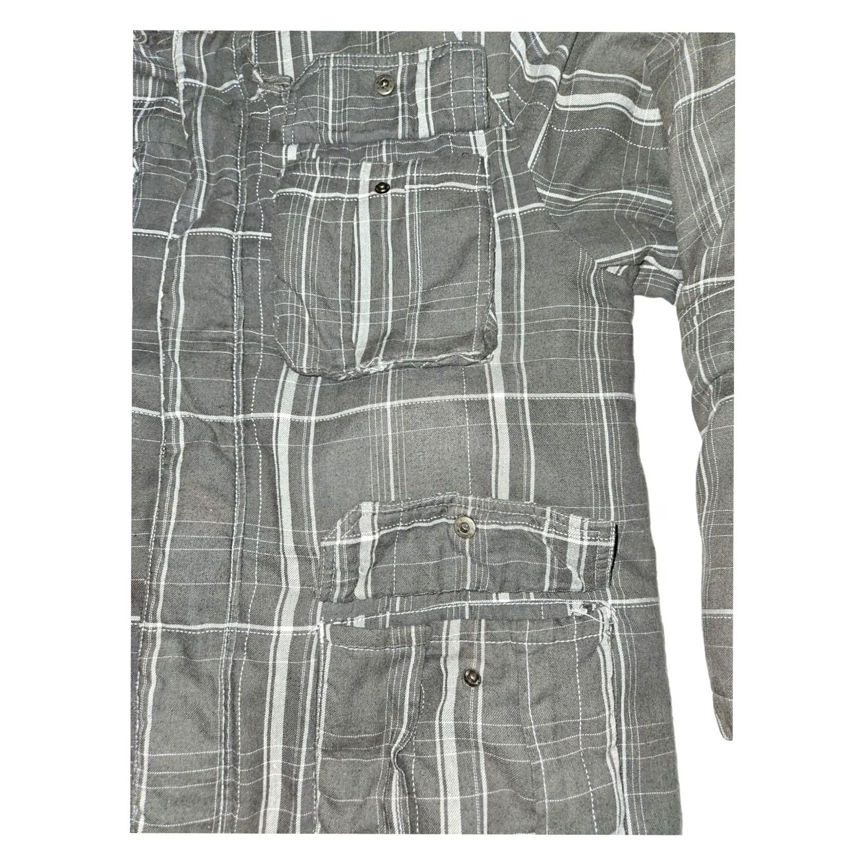 BKE BKE Coat Large Men's Plaid Heavy Hooded Drawstring Hipster Preppy Outdoors Coat Size US L / EU 52-54 / 3 - 6 Thumbnail