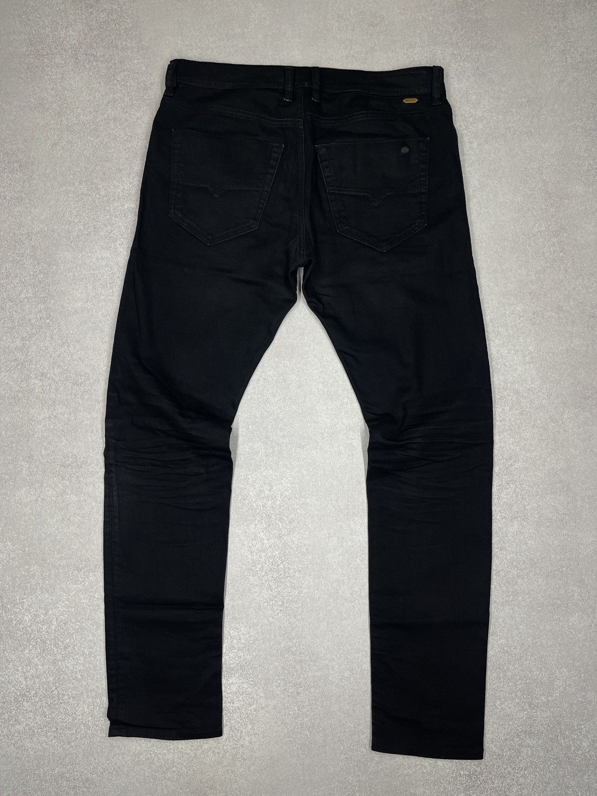 Diesel Mens Diesel Tepphar Denim Jeans Black Made in Italy Y2K Size US 32 / EU 48 - 2 Thumbnail