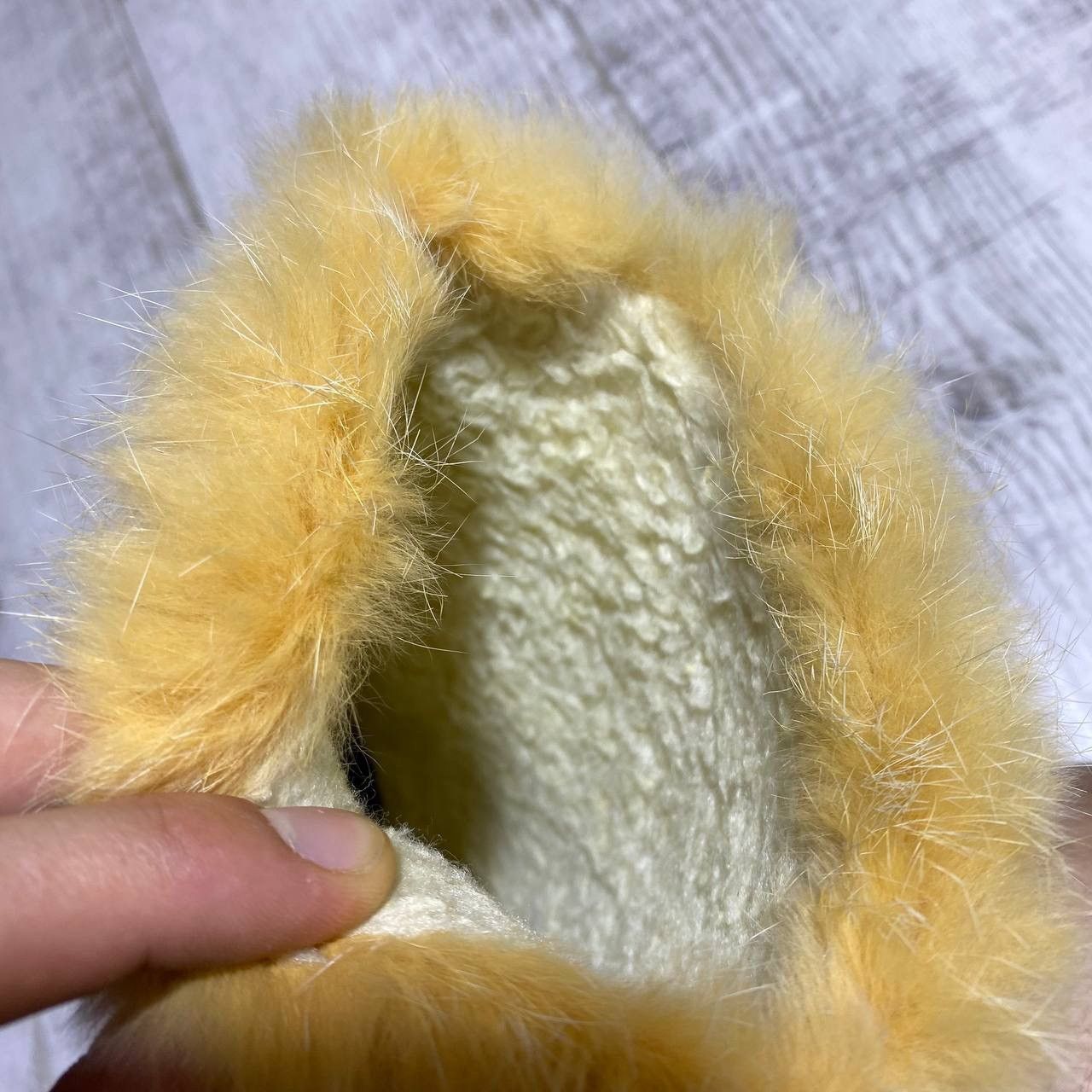 Flux Vintage Y2K Fluxa Rabbit Fur Boots Size US 7 / IT 37 - 8 Thumbnail
