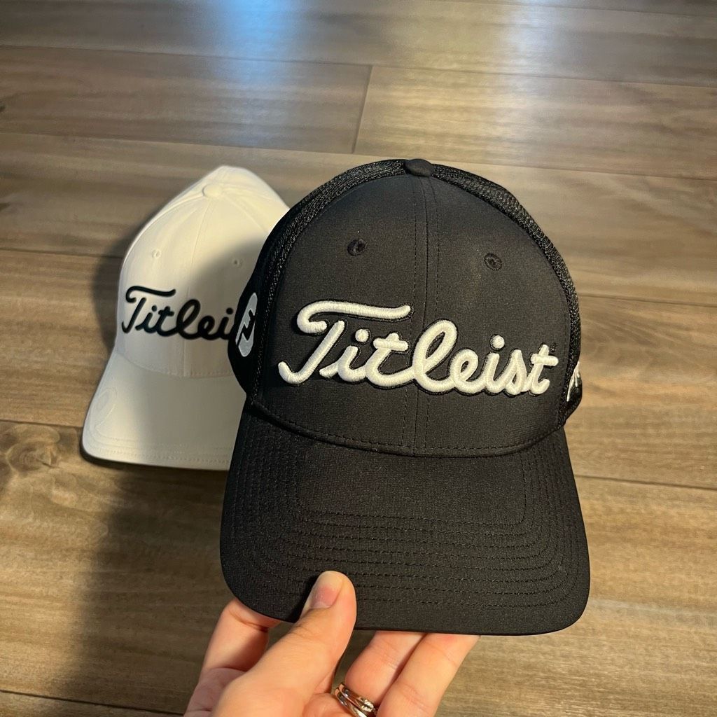 Titleist Lot of 2 FootJoy Titleist Athletic Golf Fitted Hat Men L/XL Size ONE SIZE - 5 Thumbnail