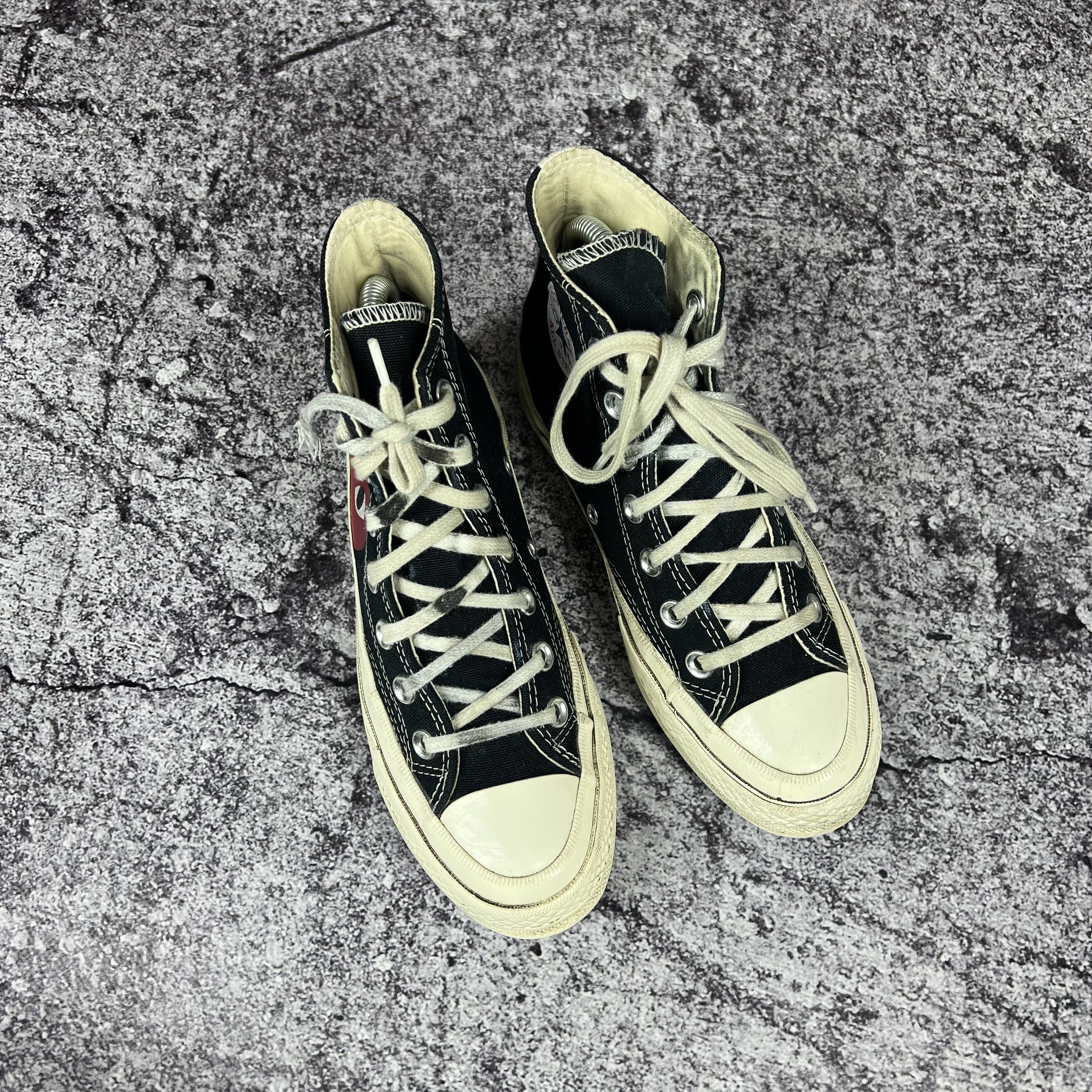 Comme des Garcons PLAY × Converse Come des Garcons x Converse Sneakers Size UK 3 / EUR 35 Size US 5.5 / IT 35.5 - 2 Thumbnail