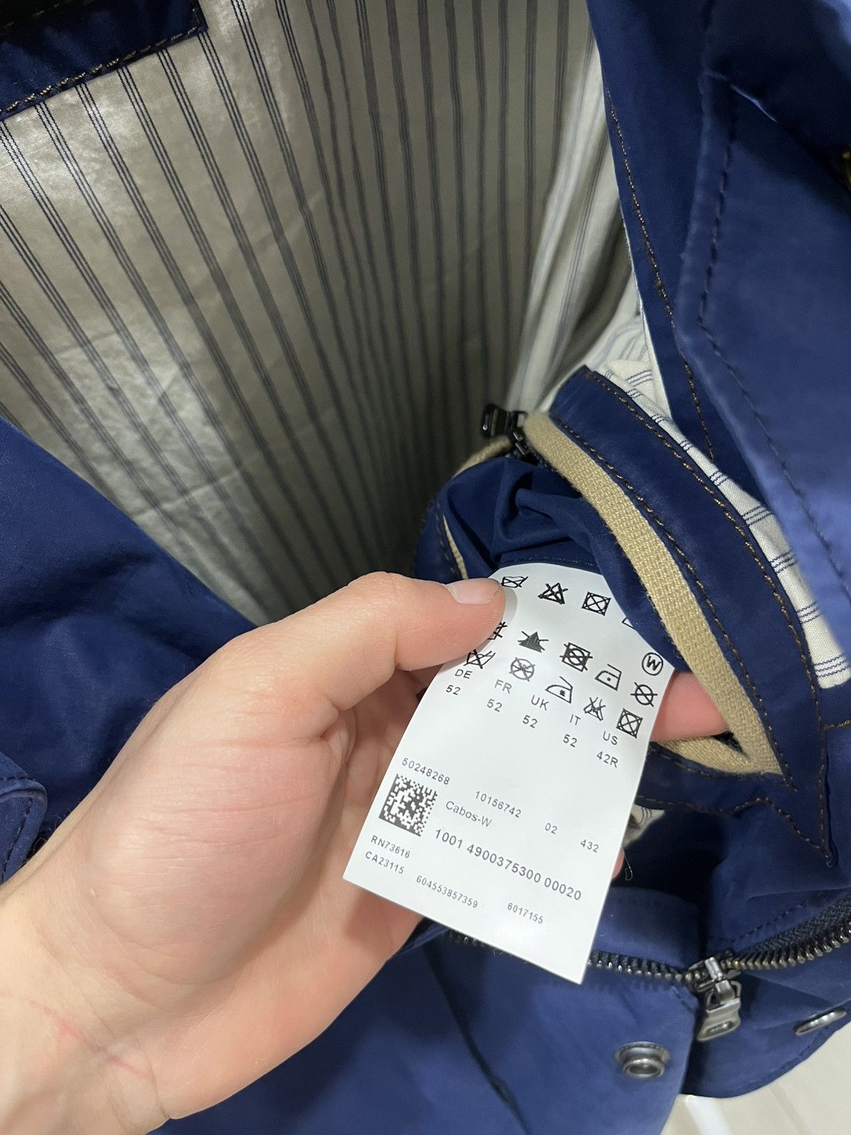 Hugo Boss Hugo Boss Jacket Coat Size L(52) Blue Old Money Size US L / EU 52-54 / 3 - 9 Thumbnail