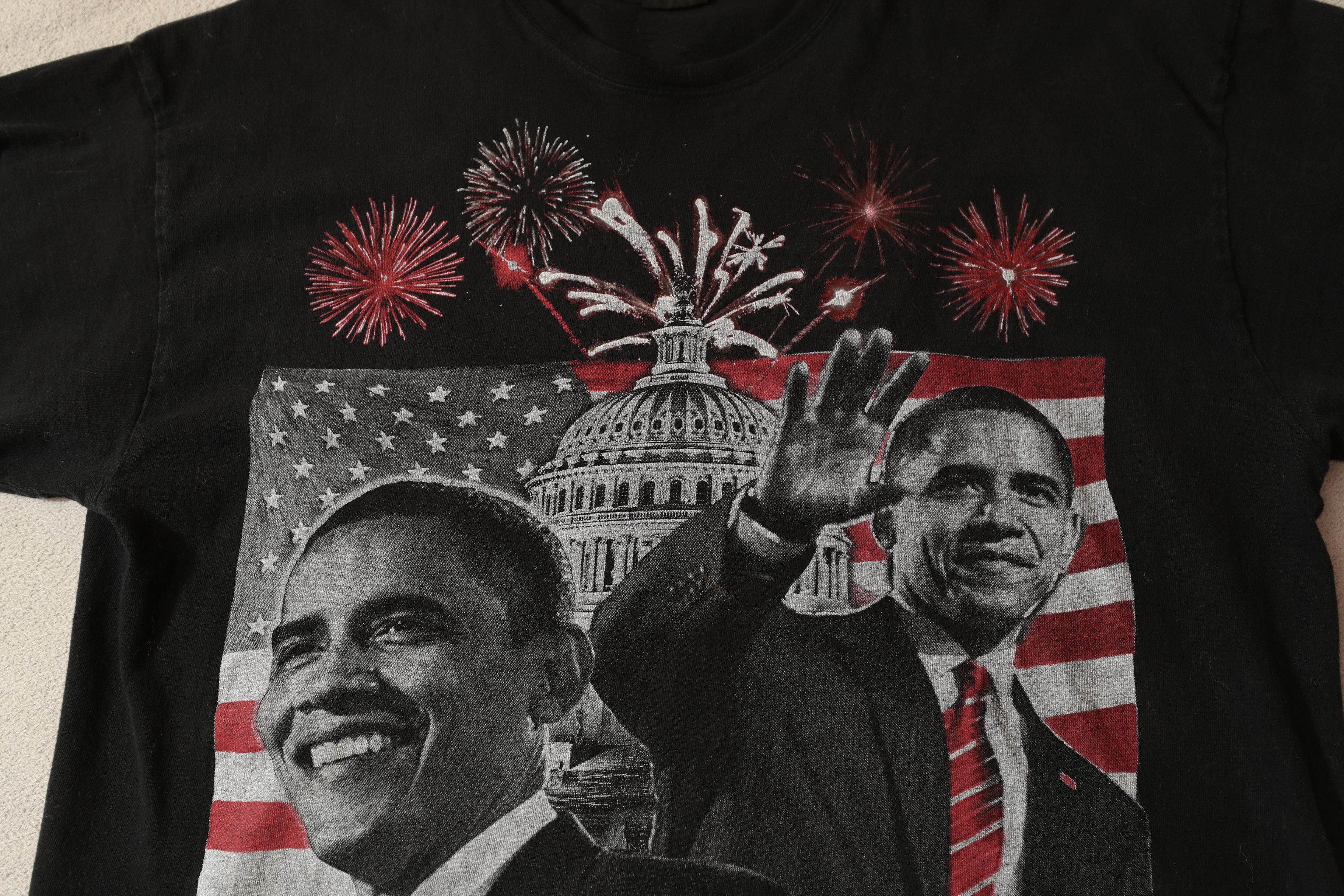 Vintage Vintage President Obama Tee (XXL) Size US XXL / EU 58 / 5 - 6 Thumbnail