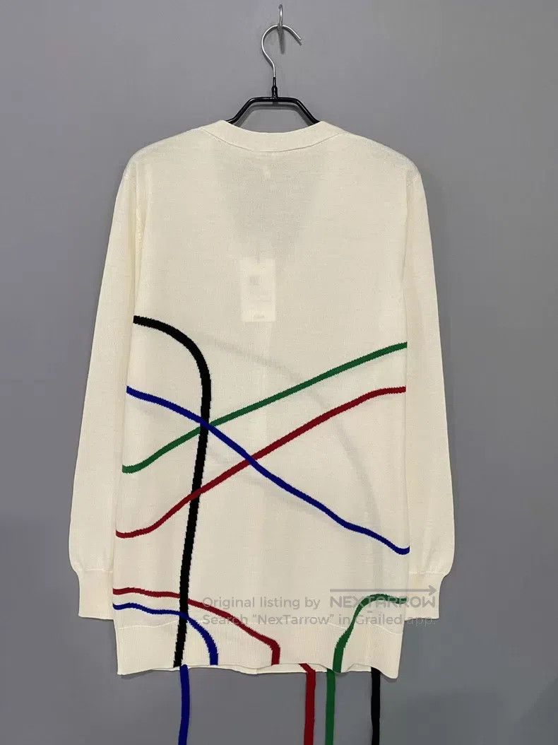 Loewe Loewe Colorful curved stripe wool knit top Size M / US 6-8 / IT 42-44 - 3 Thumbnail